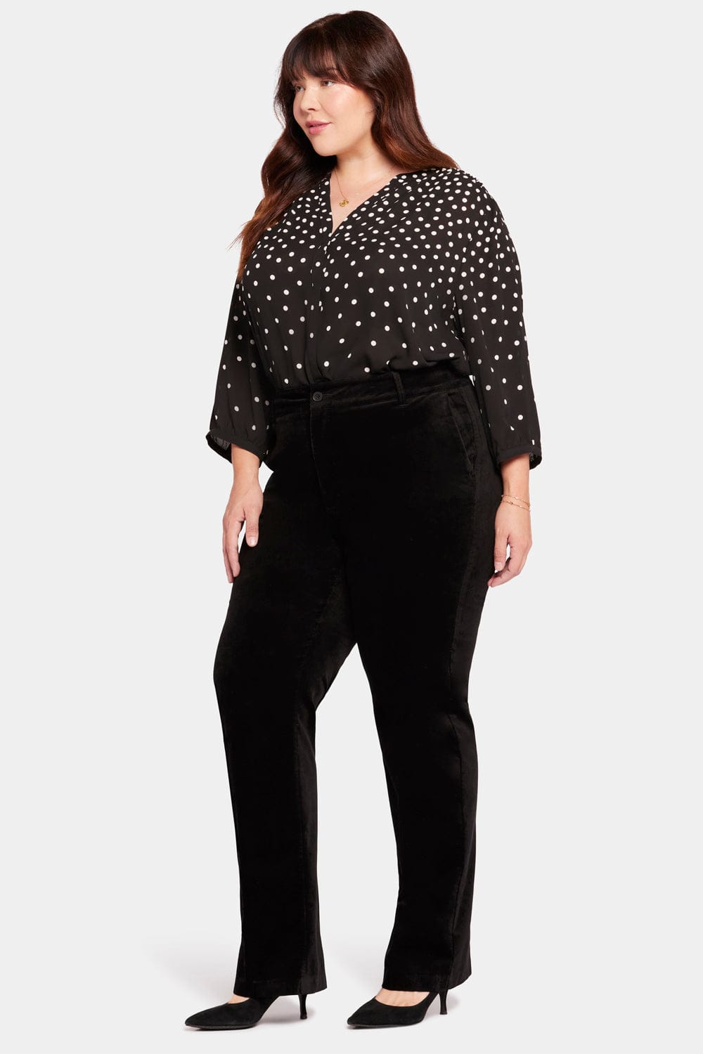 Straight Leg Trouser Pants in Plus Size thumbnail 3
