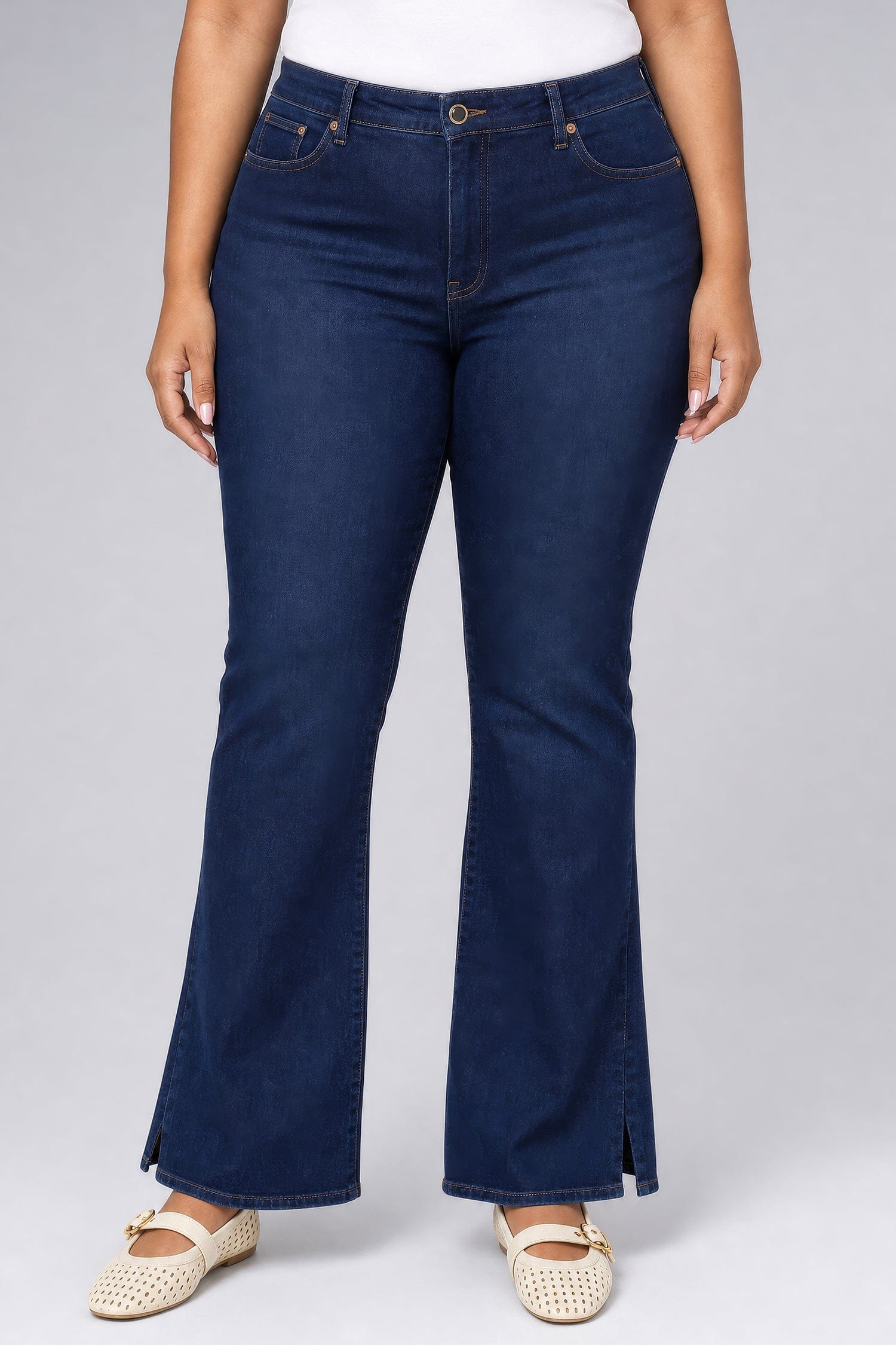 Brooklyn Bootcut Jeans in Plus Size thumbnail 4