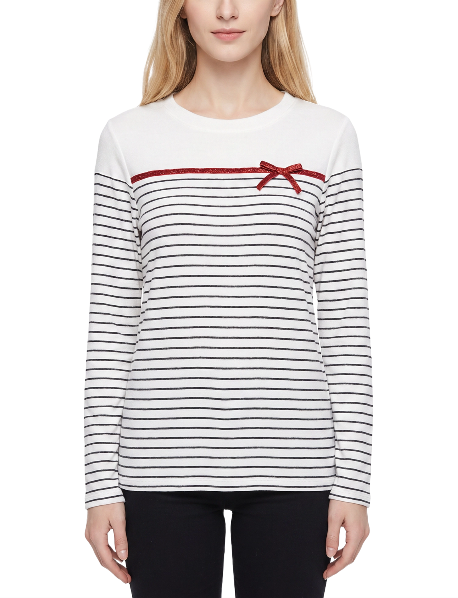 Ivory Black Stripe / M