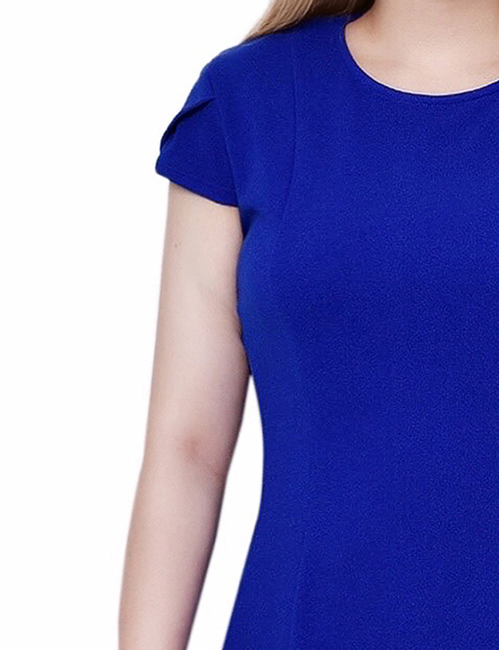 Petal Sleeve Scuba Dress thumbnail 3