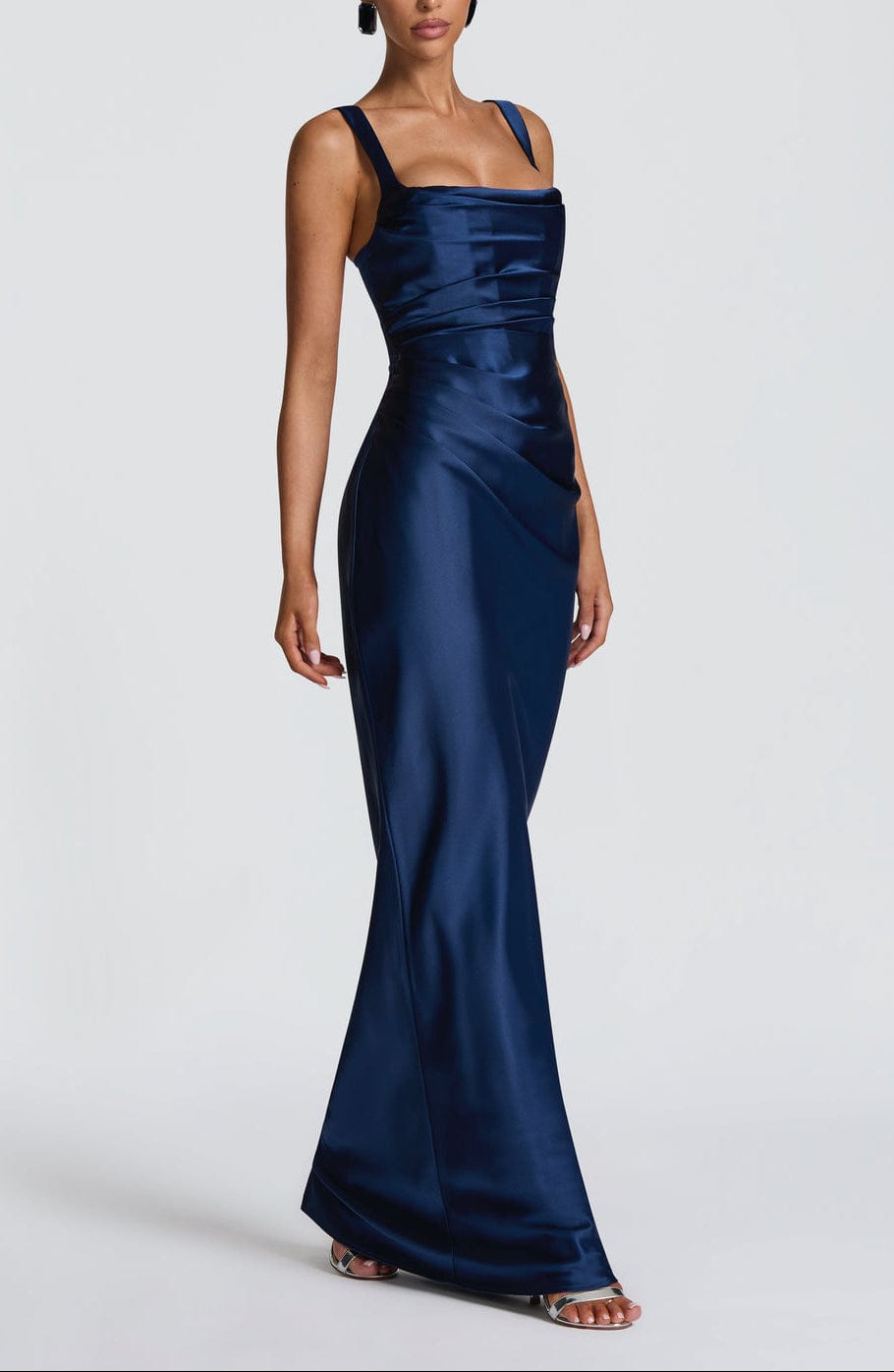 Seraphine Satin Gown Maxi Dress thumbnail 2