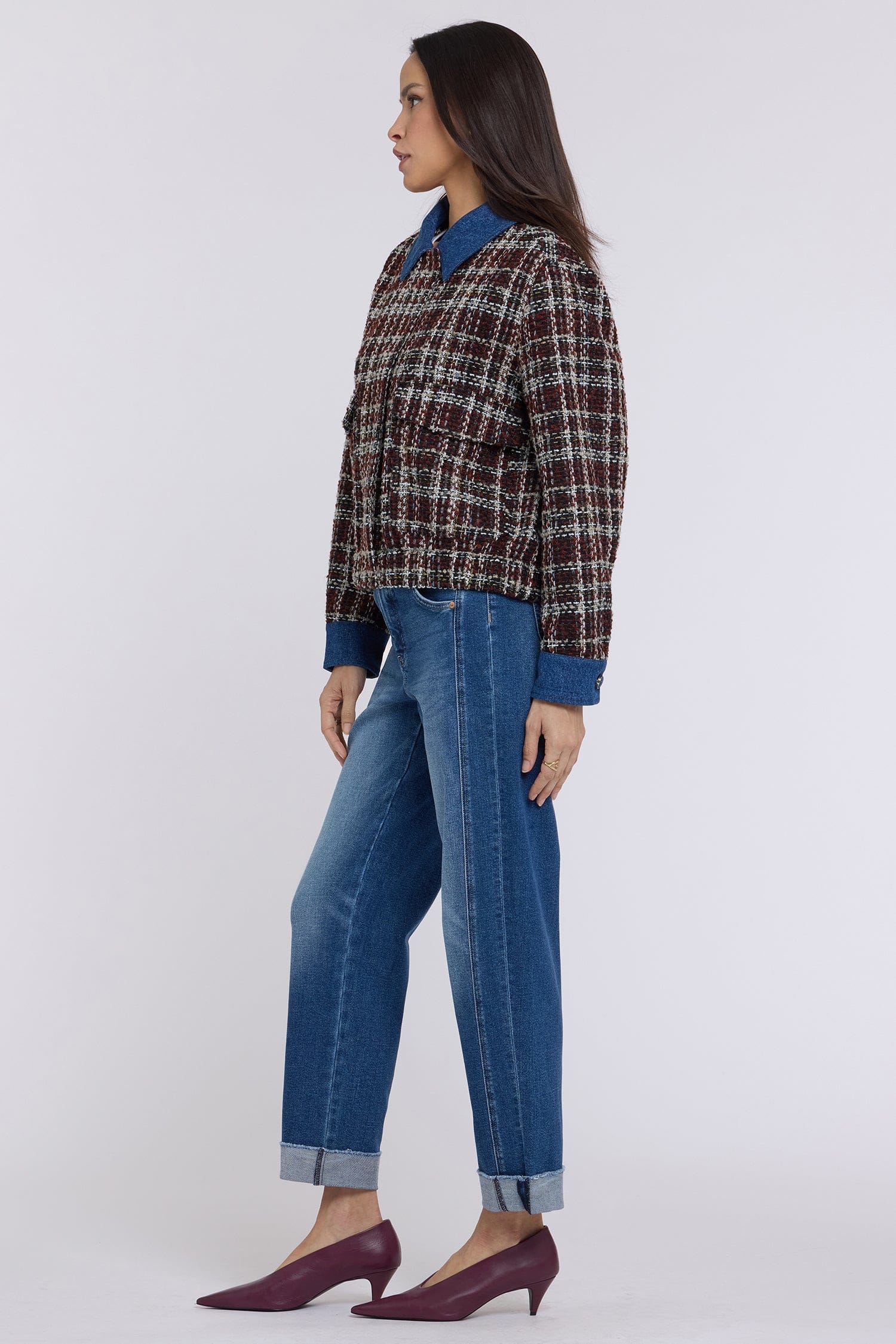 Tweed Baseball Jacket thumbnail 3