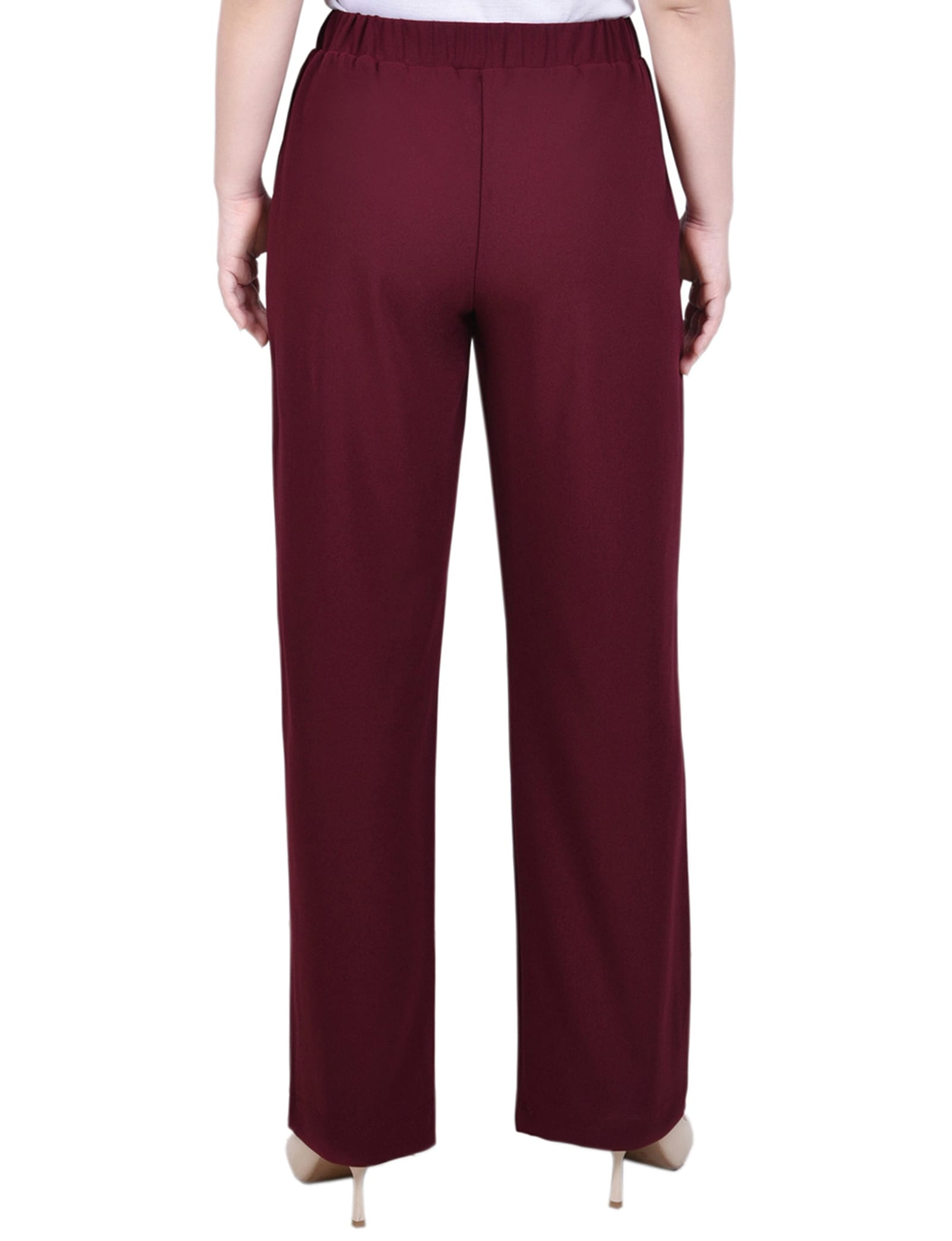 Belted Scuba Crepe Pants thumbnail 3