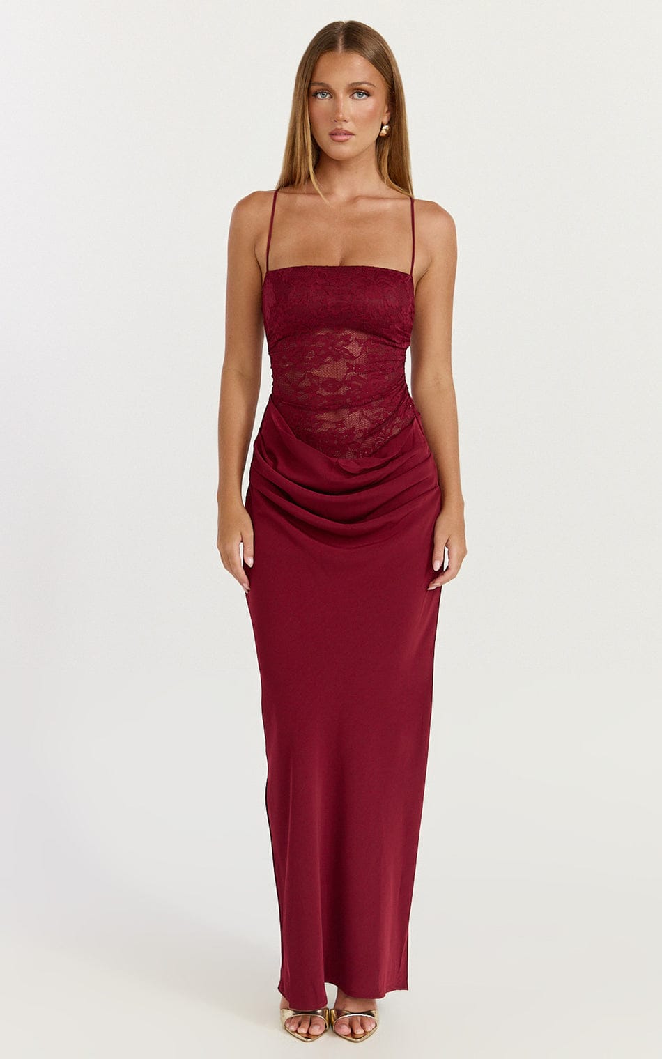 The Sienna Lace Maxi Dress thumbnail 5