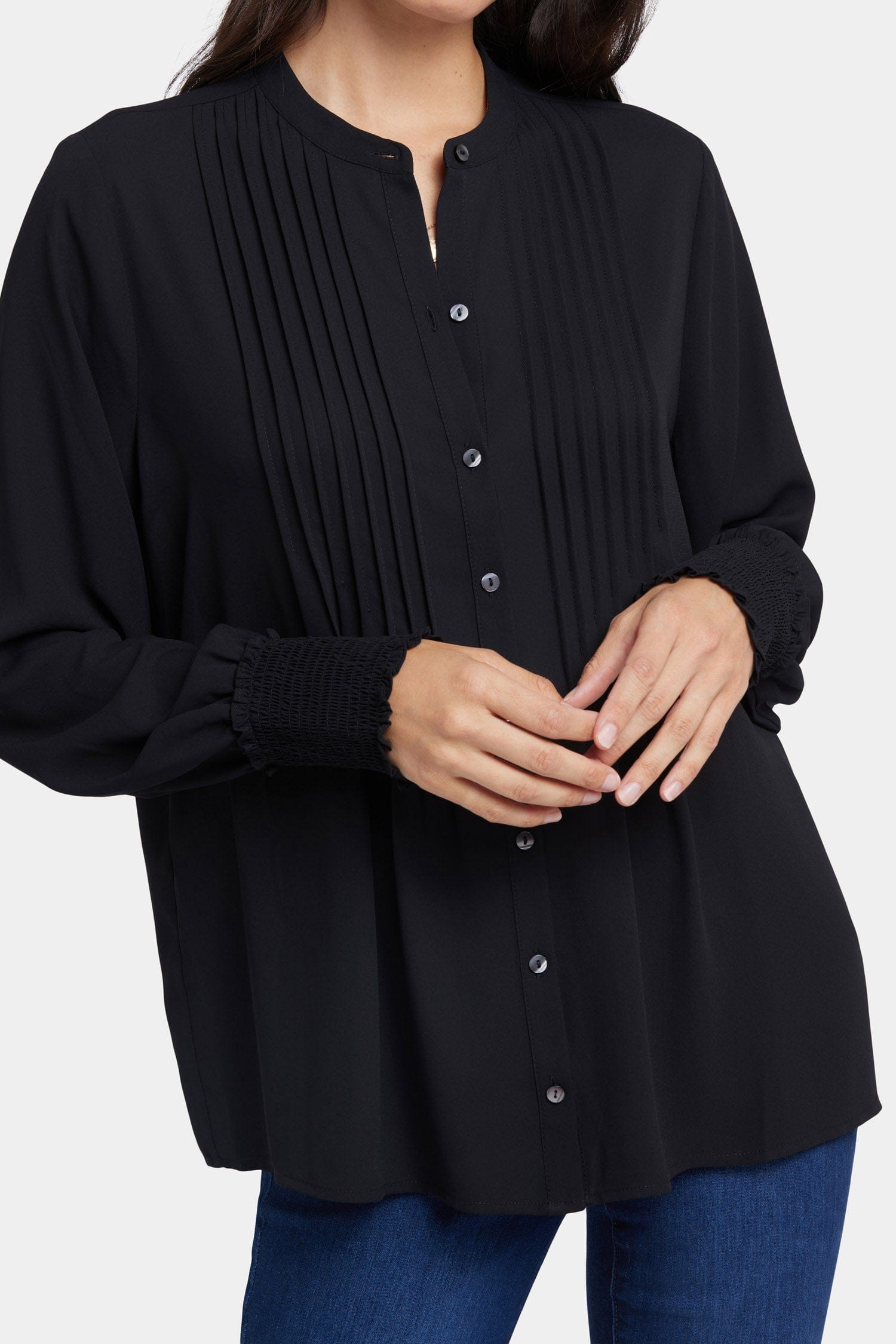 Pleated Peasant Blouse thumbnail 6