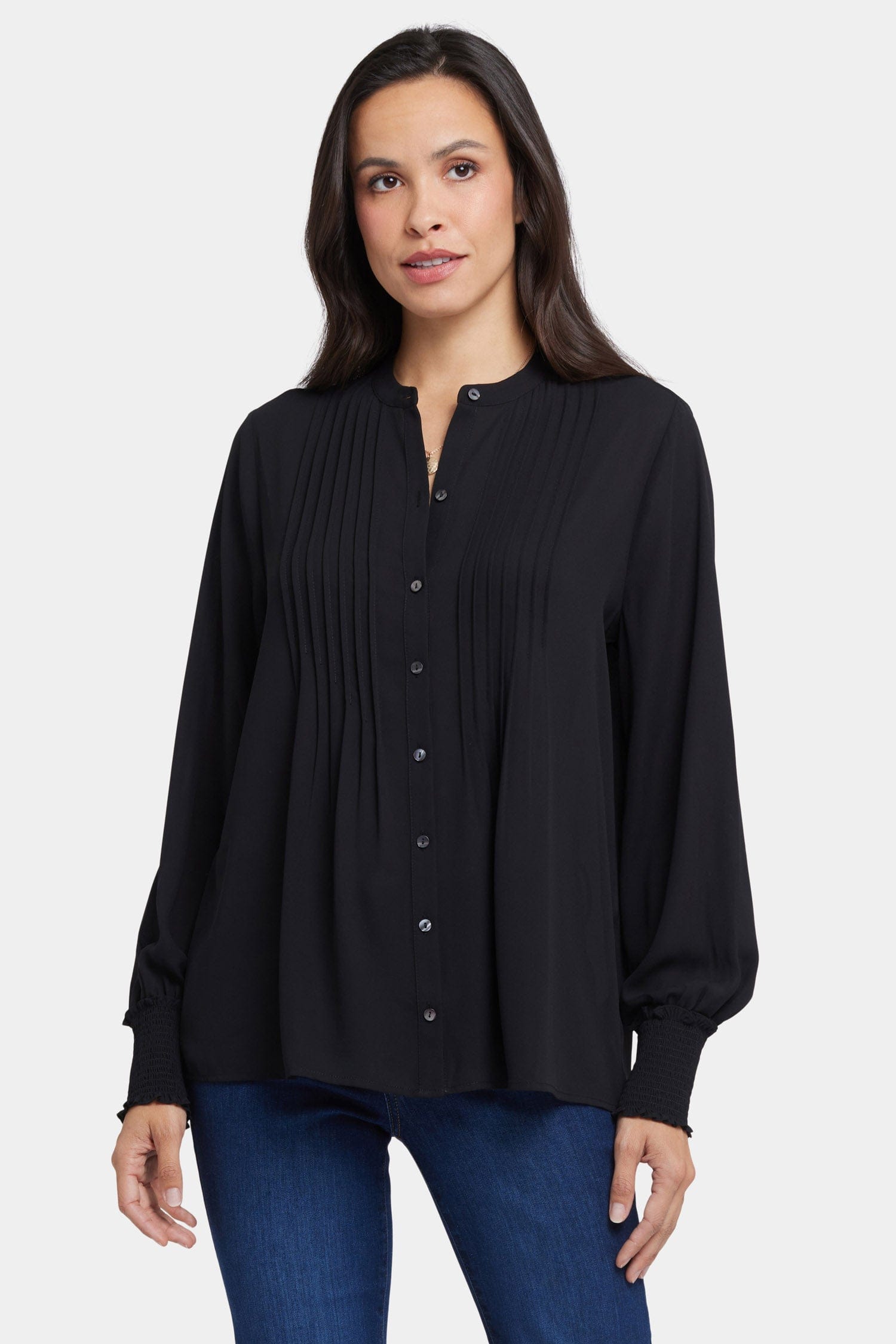 Pleated Peasant Blouse thumbnail 4
