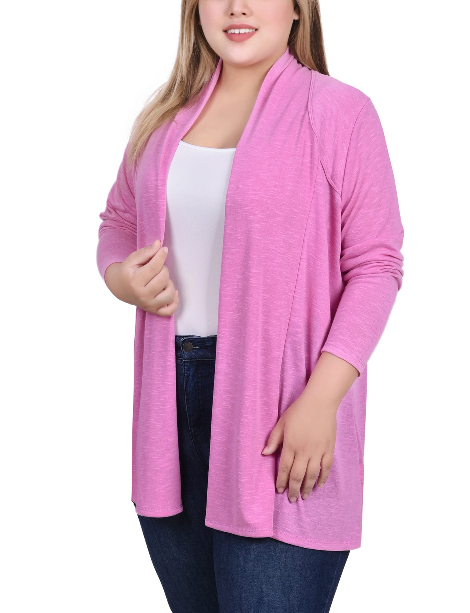 Plus Size Long Sleeve Cardigan thumbnail 2