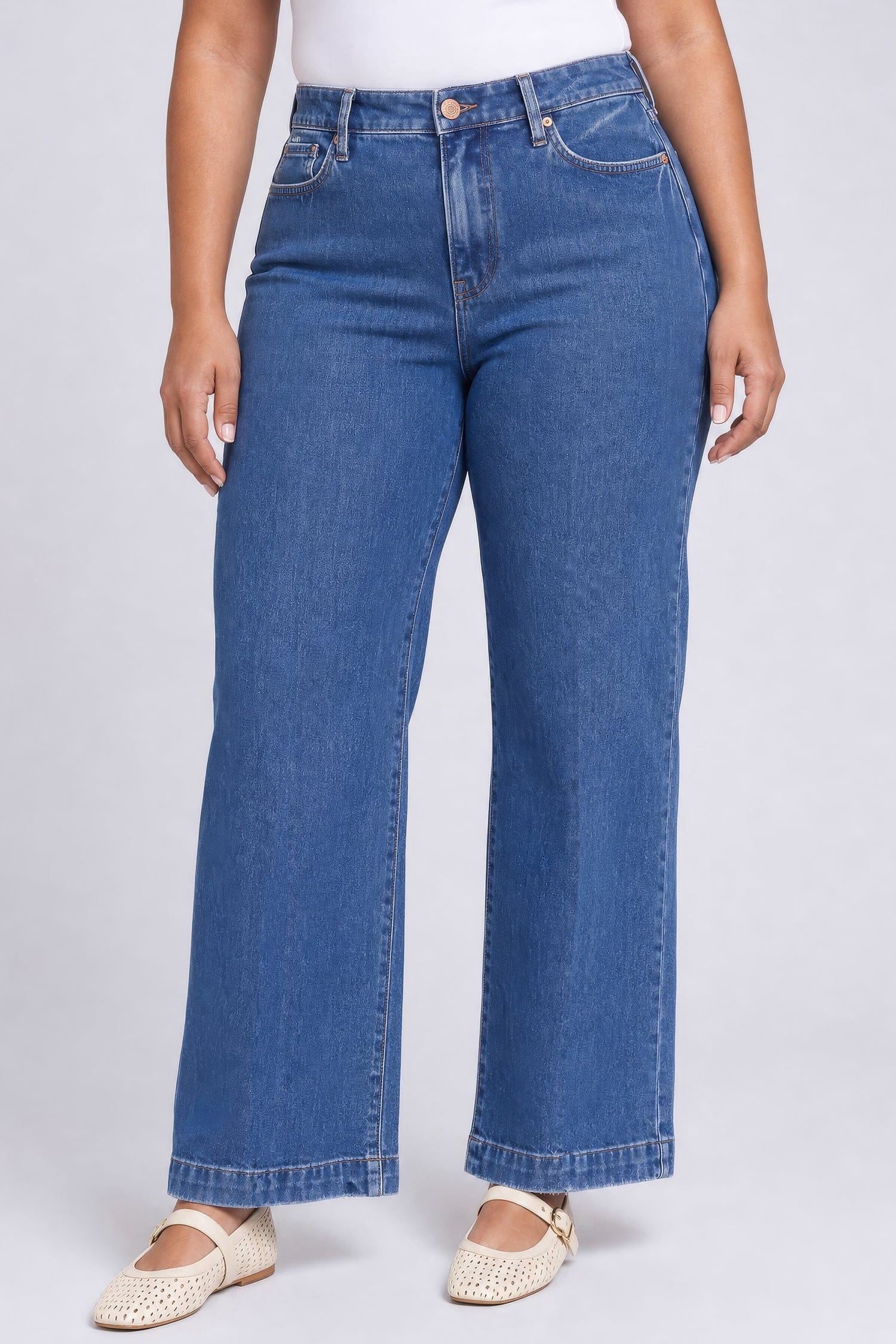 Teresa Wide Leg Jeans in Plus Size thumbnail 4
