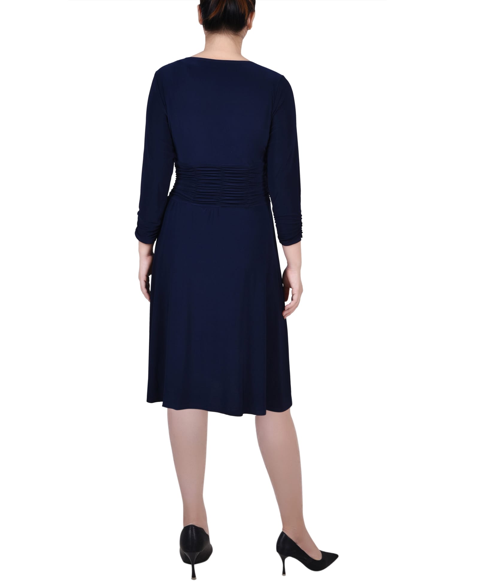 Ruched a-Line Dress thumbnail 3