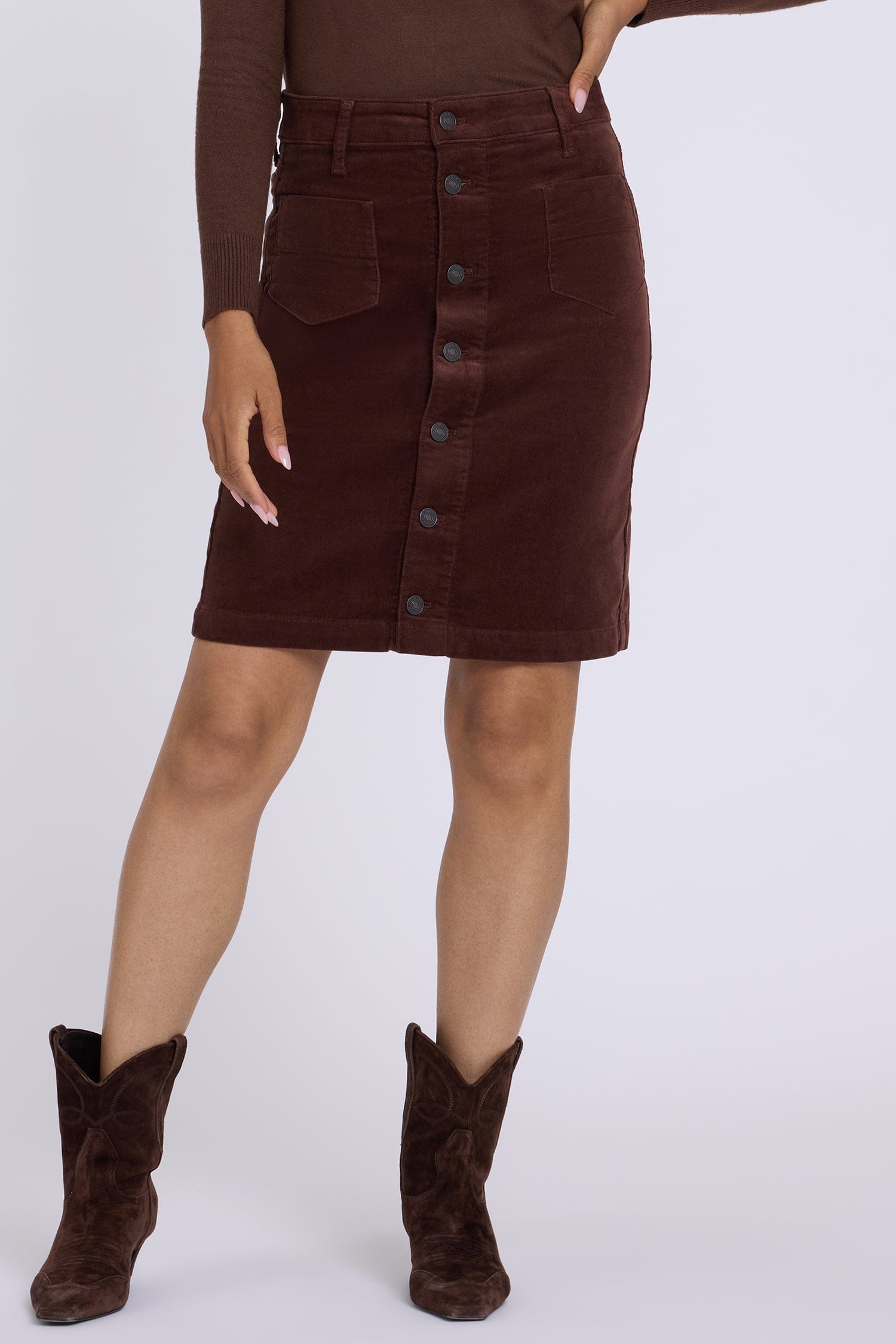 Button Front Skirt thumbnail 4
