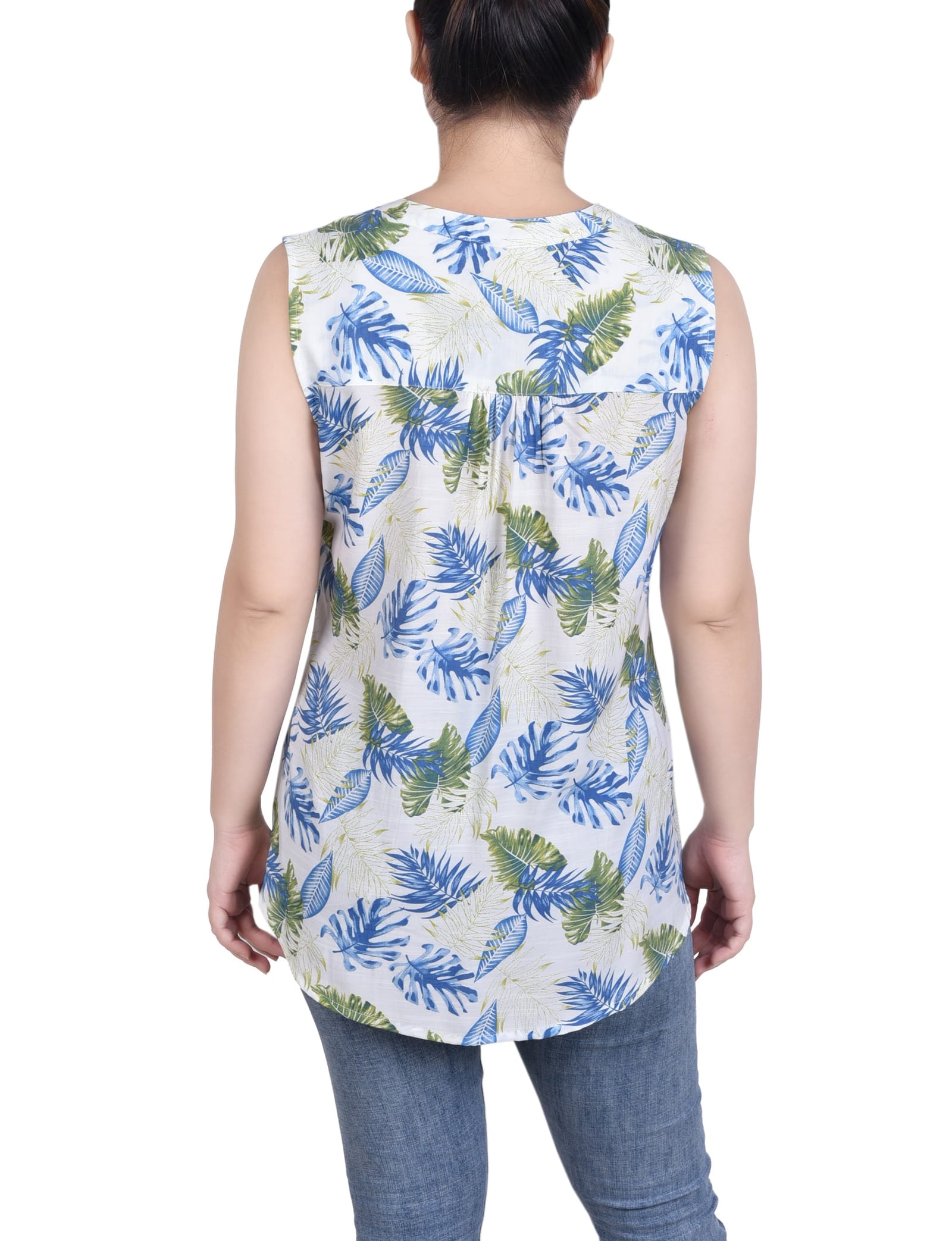 Sleeveless Pintucked Blouse thumbnail 3