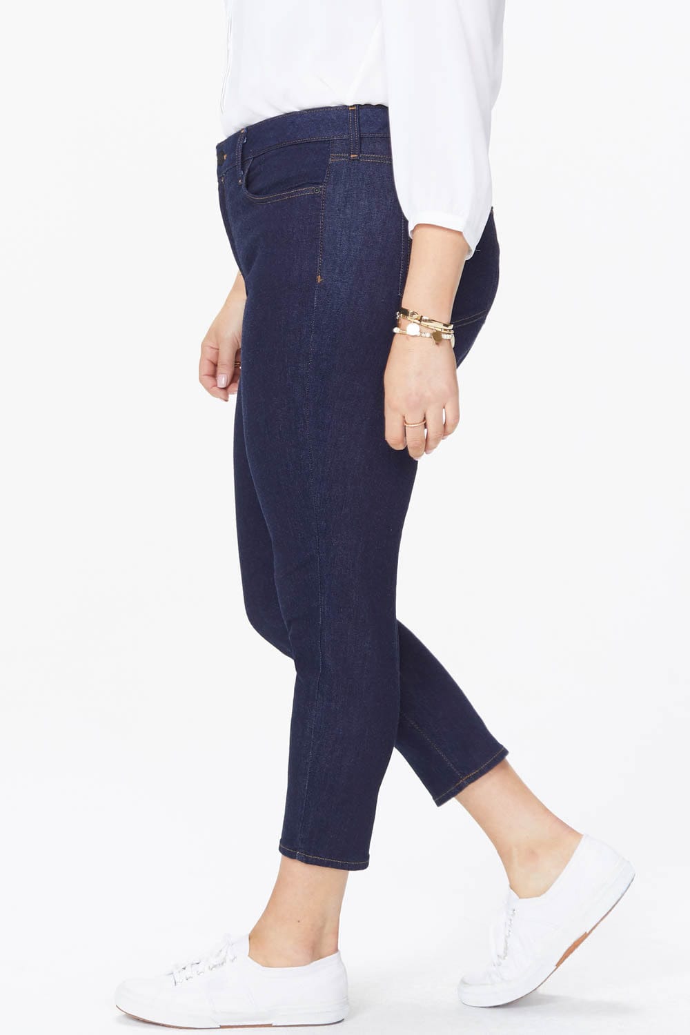 Alina Skinny Ankle Jeans in Plus Size thumbnail 2