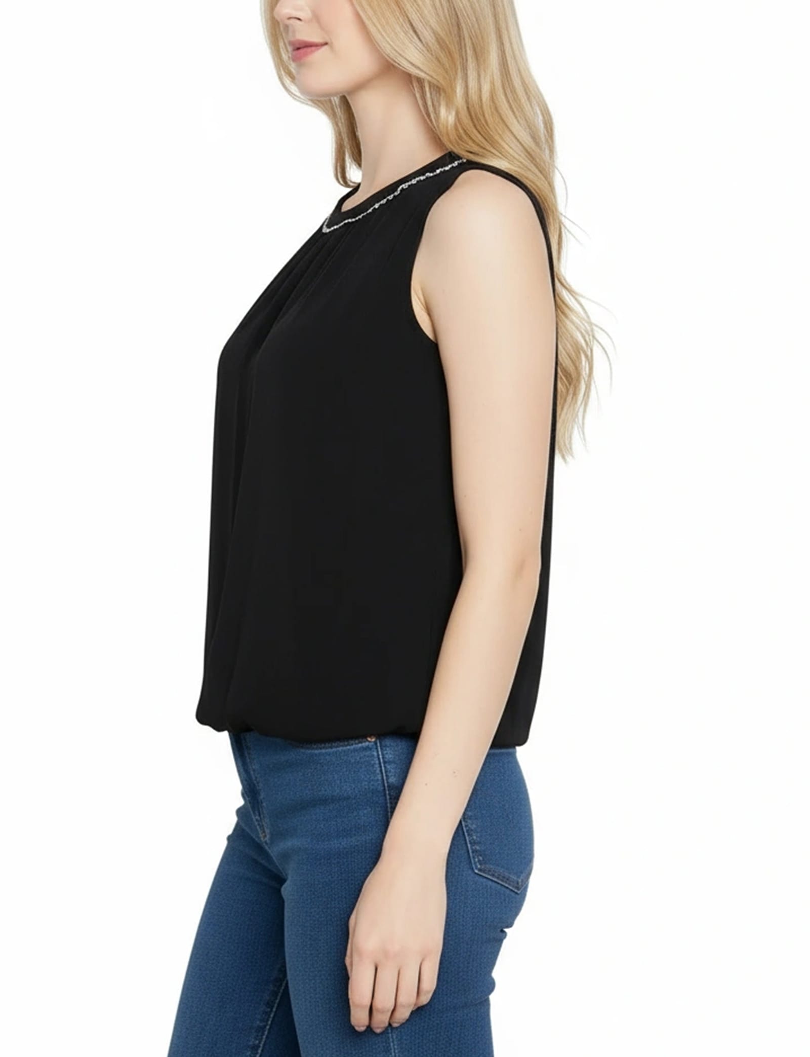 Sleeveless Blouson Top thumbnail 2