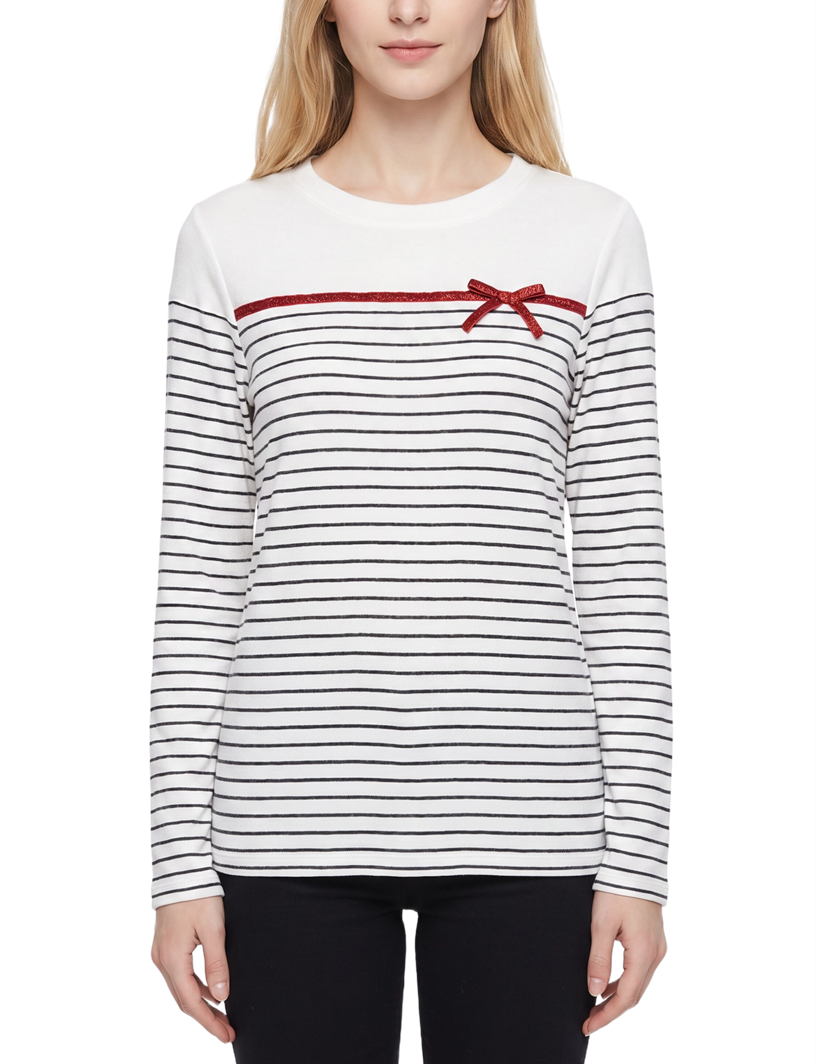 Ivory Black Stripe / Pl