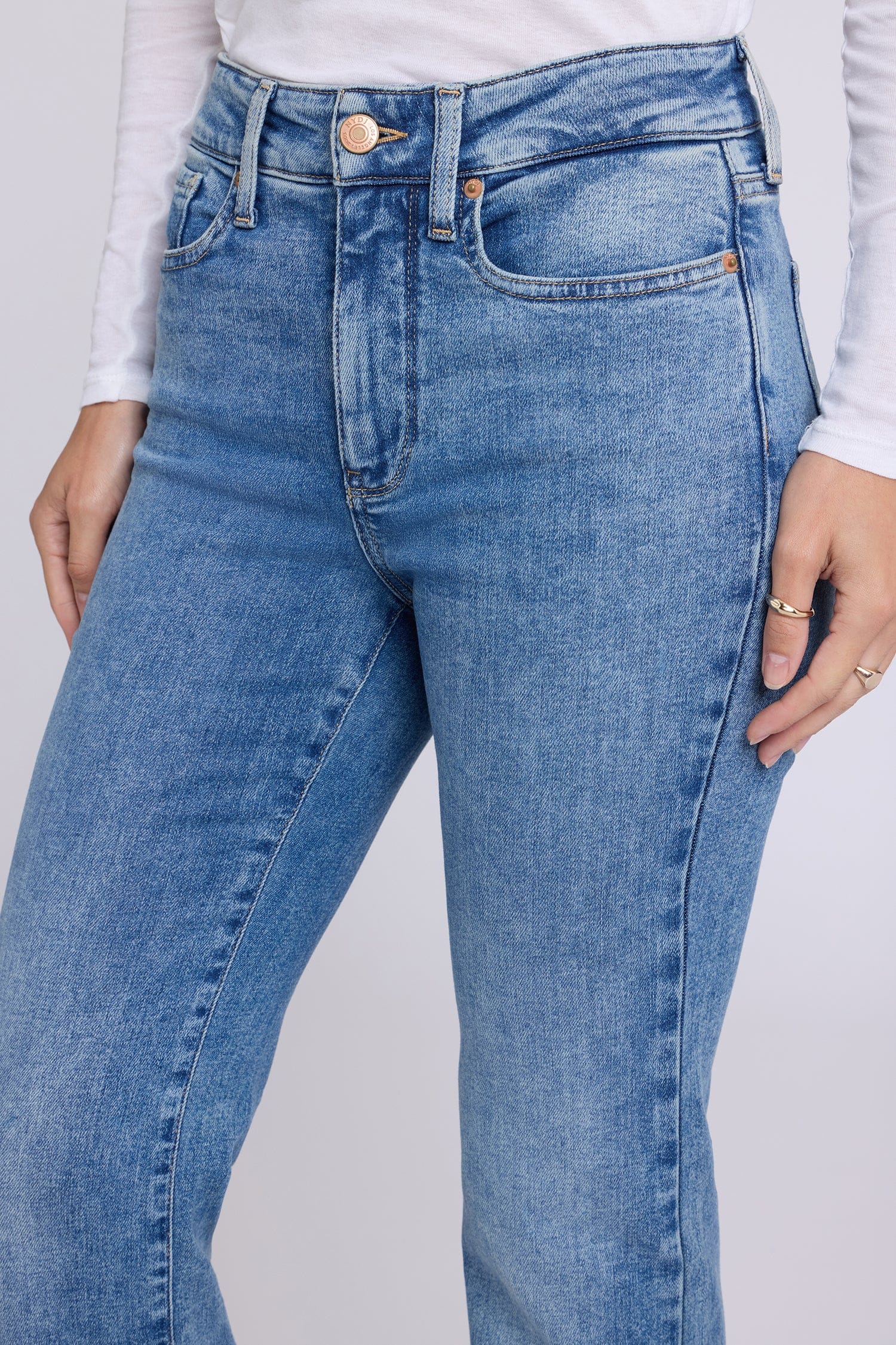 Brooklyn Bootcut Jeans in Petite thumbnail 5