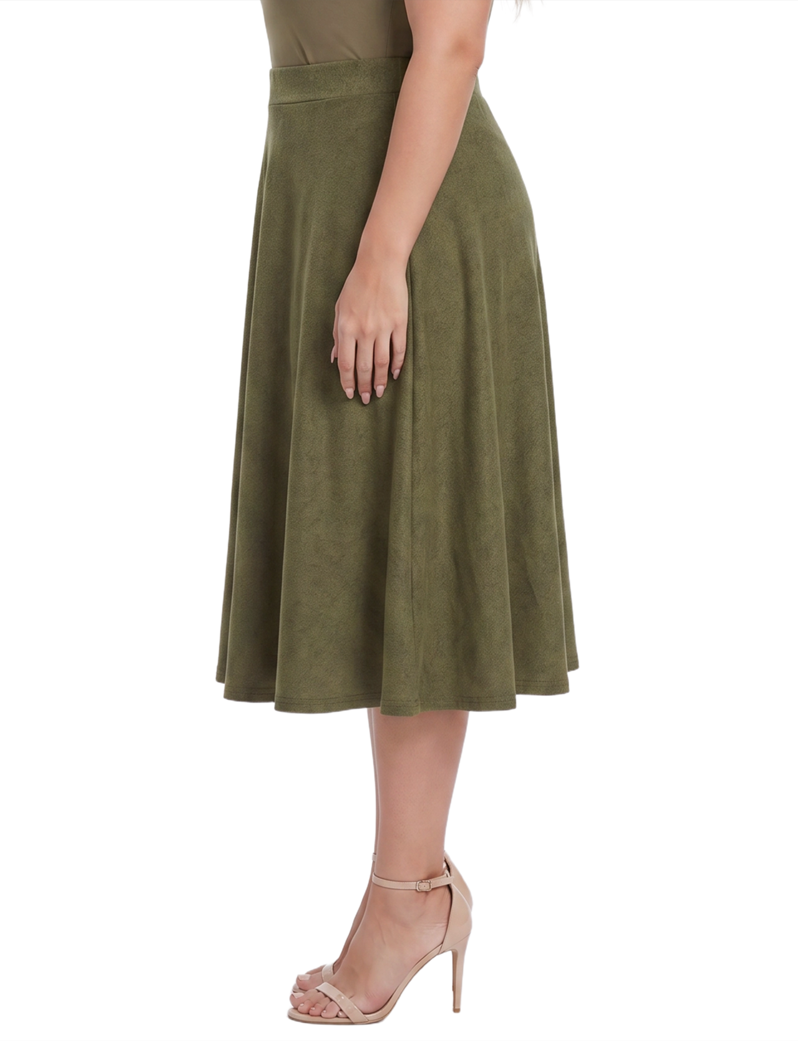 Plus Size Hacci a Line Skirt thumbnail 2
