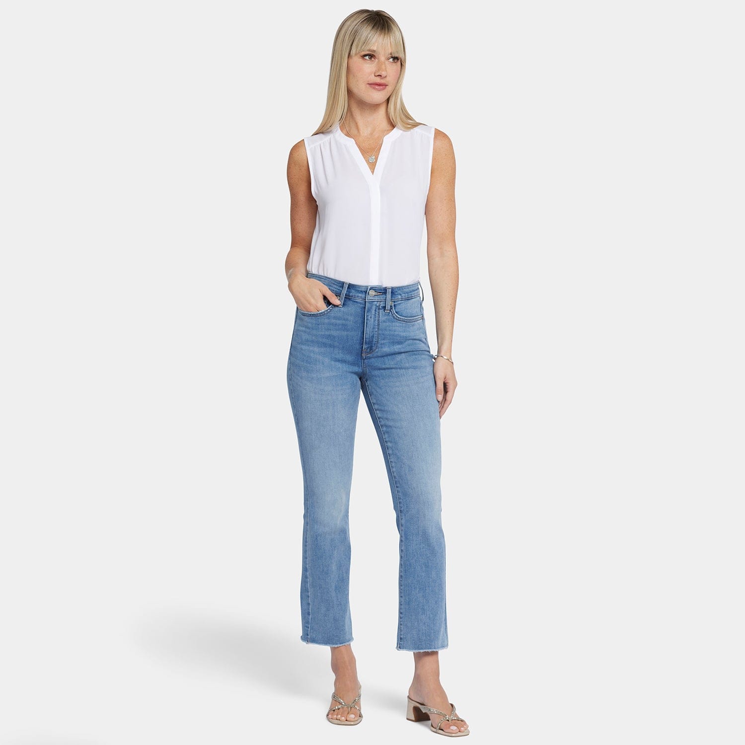 Slim Bootcut Ankle Jeans thumbnail 7