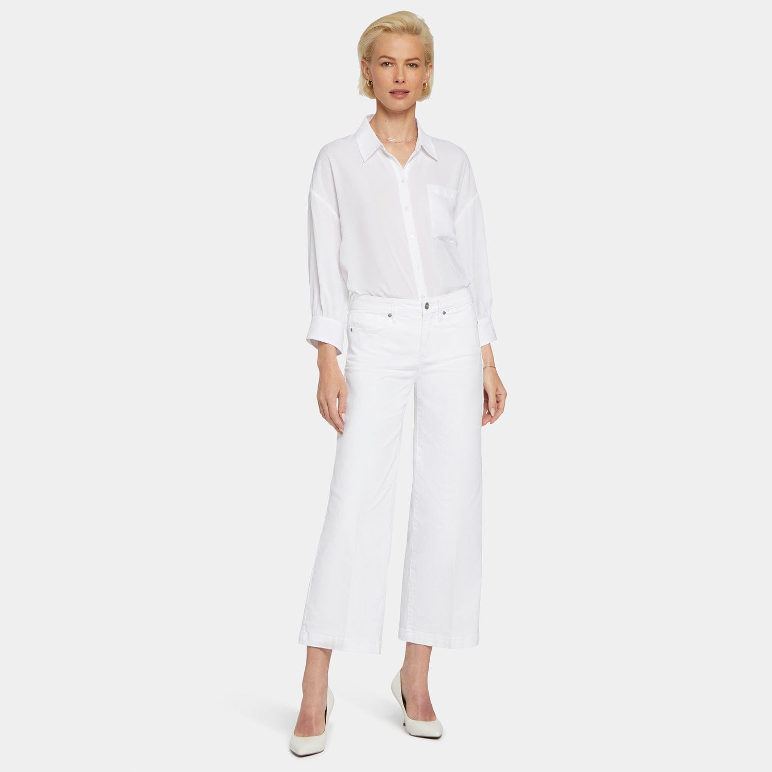 Teresa Wide Leg Ankle Jeans thumbnail 5