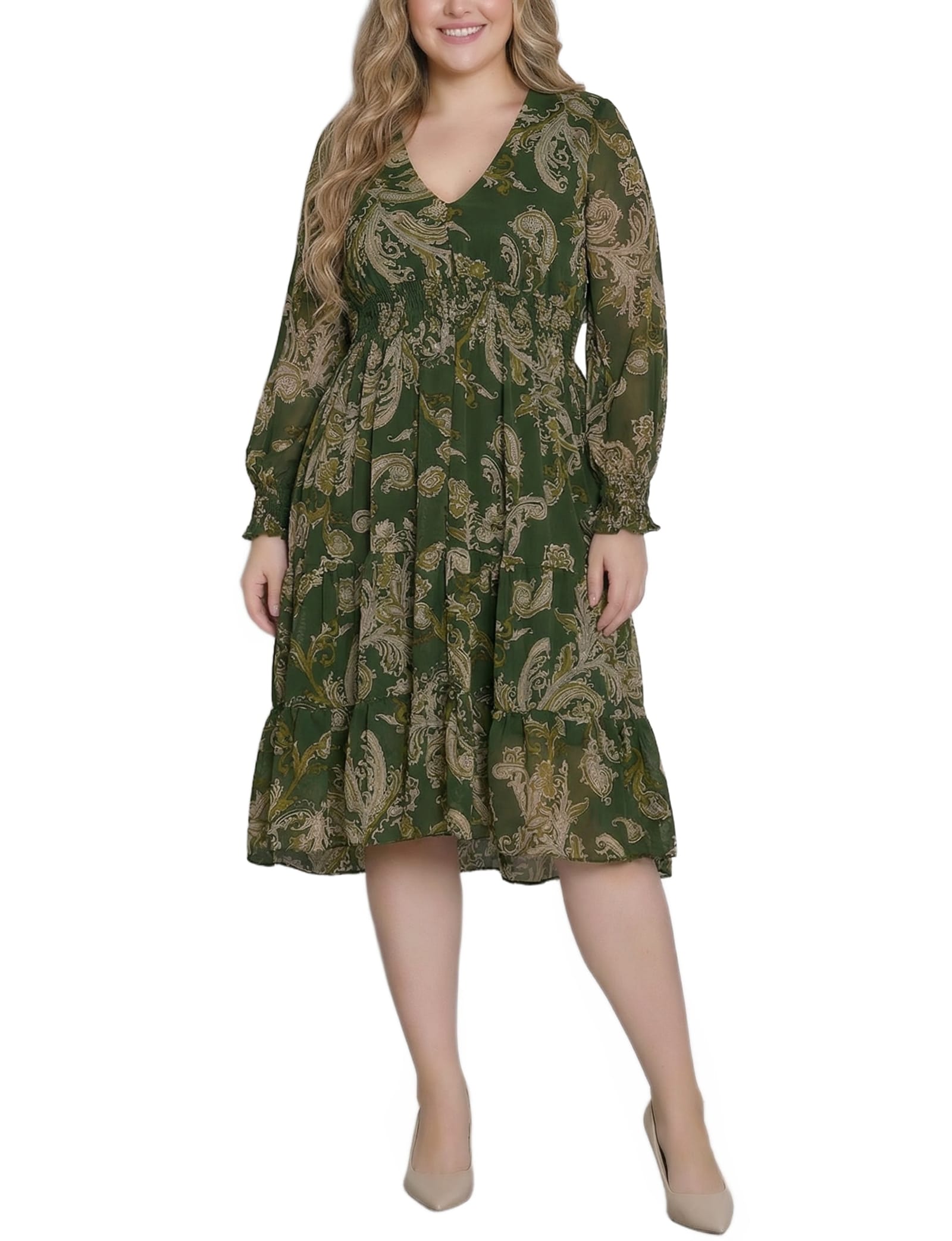 Green Paisley / 1x