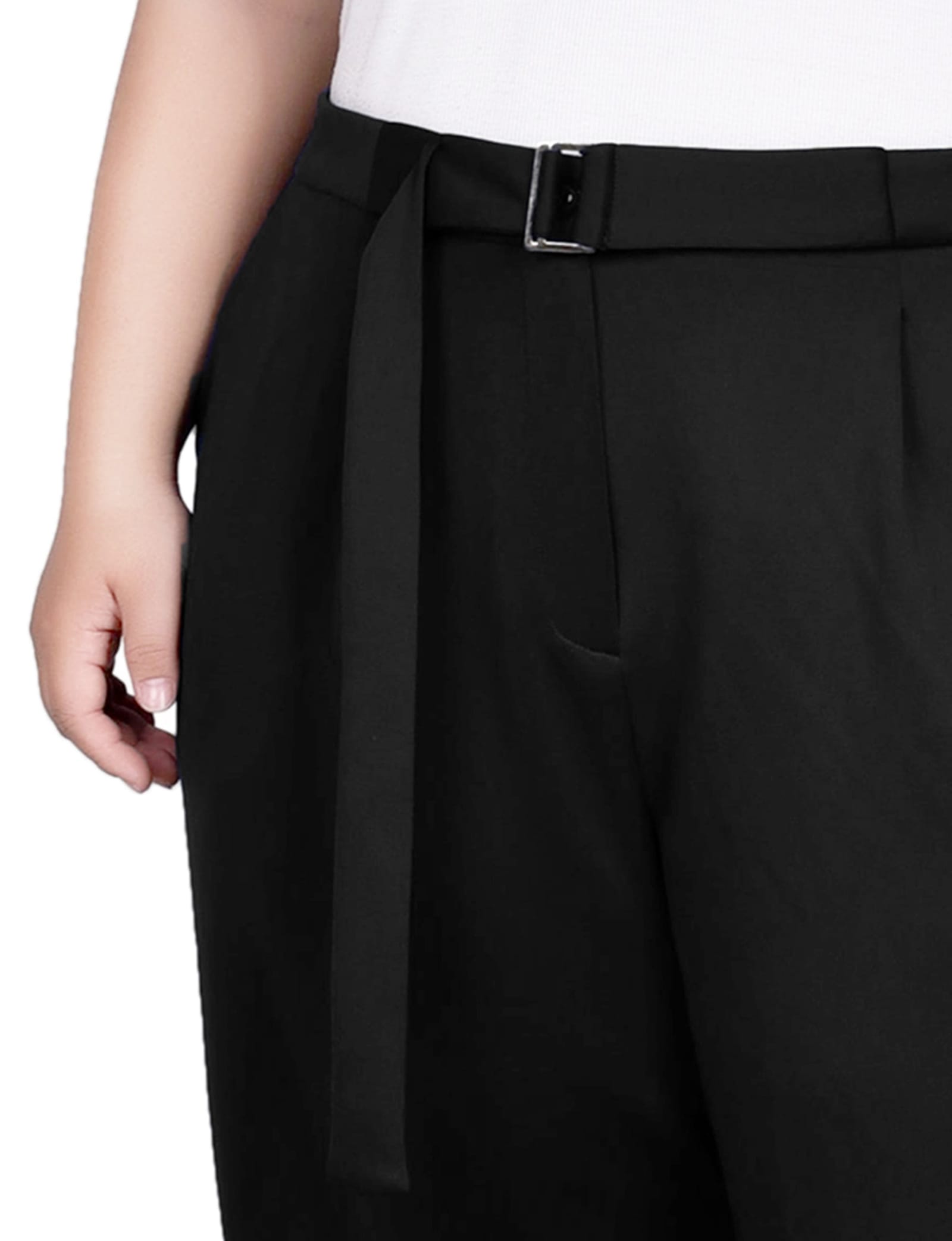 Plus Size Belted Scuba Pant thumbnail 3