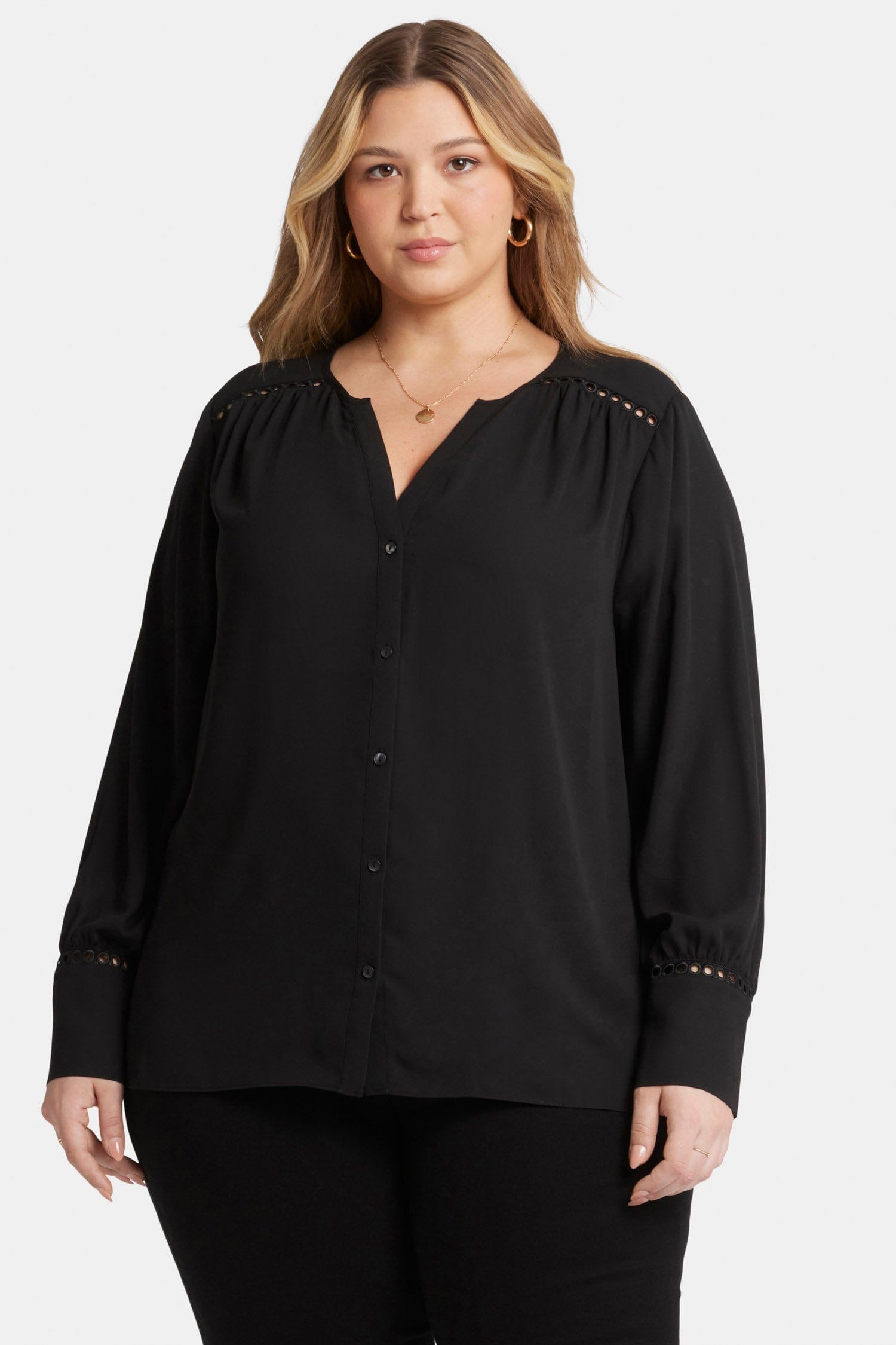 Liliana Peasant Blouse in Plus Size thumbnail 4