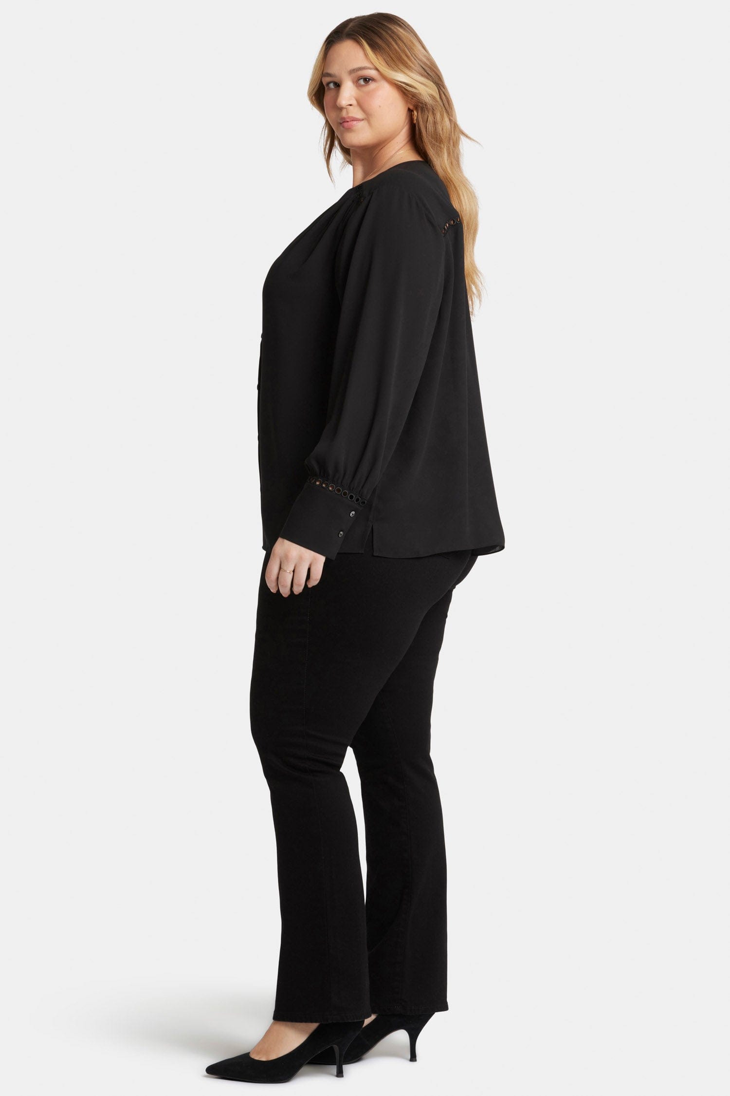 Liliana Peasant Blouse in Plus Size thumbnail 3