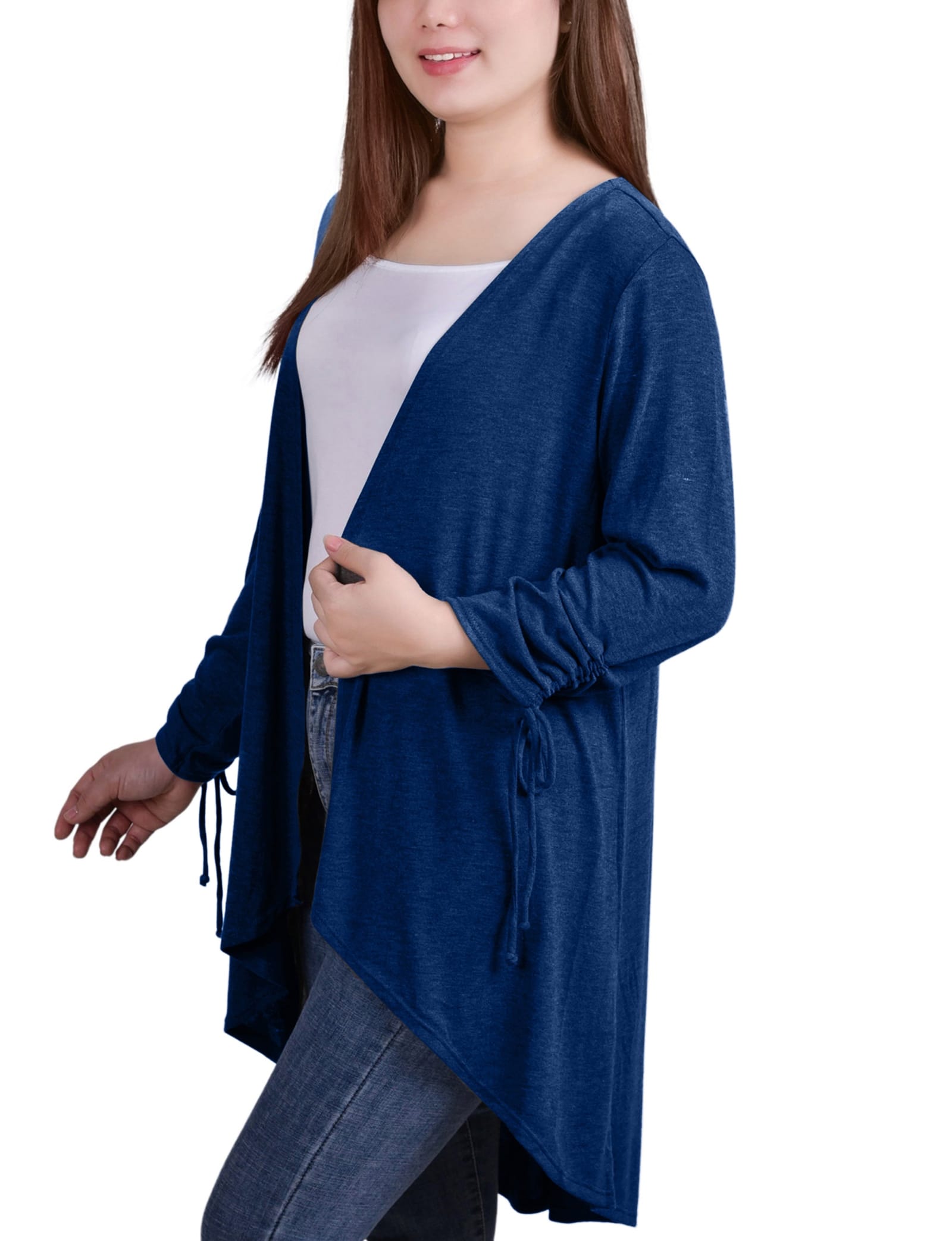 Long Sleeve Hi Lo Hem Cardigan thumbnail 3
