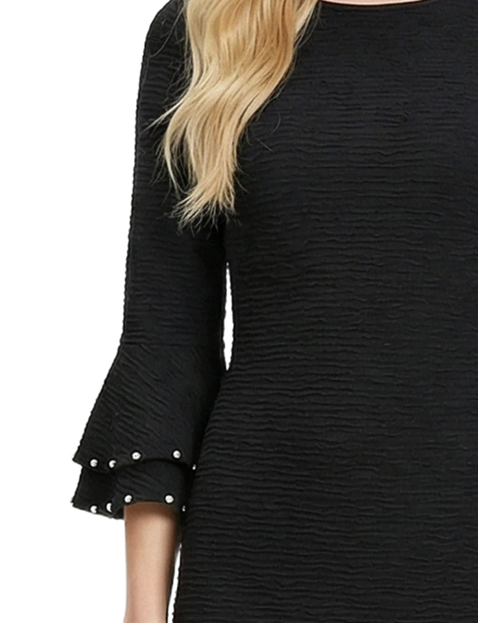 Petite Long Sleeve Dress with Bell Cuffs thumbnail 2
