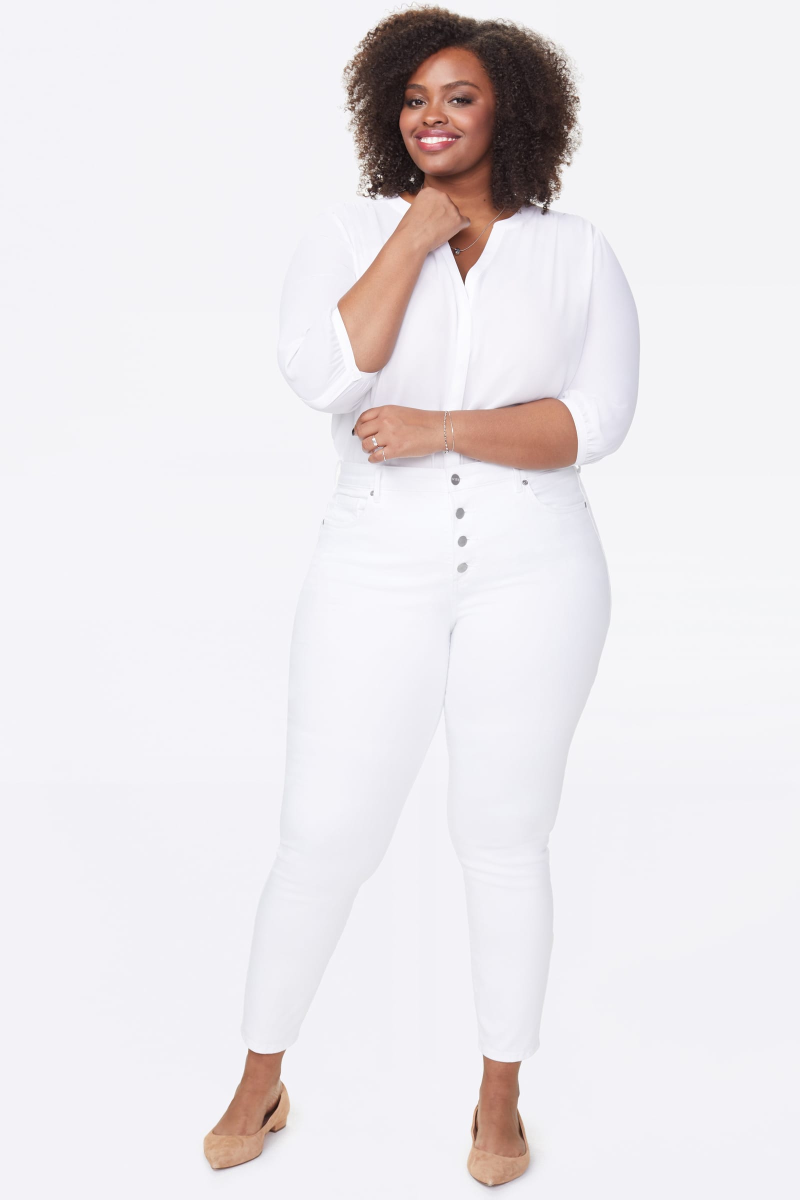 Ami Skinny Ankle Jeans in Plus Size thumbnail 5