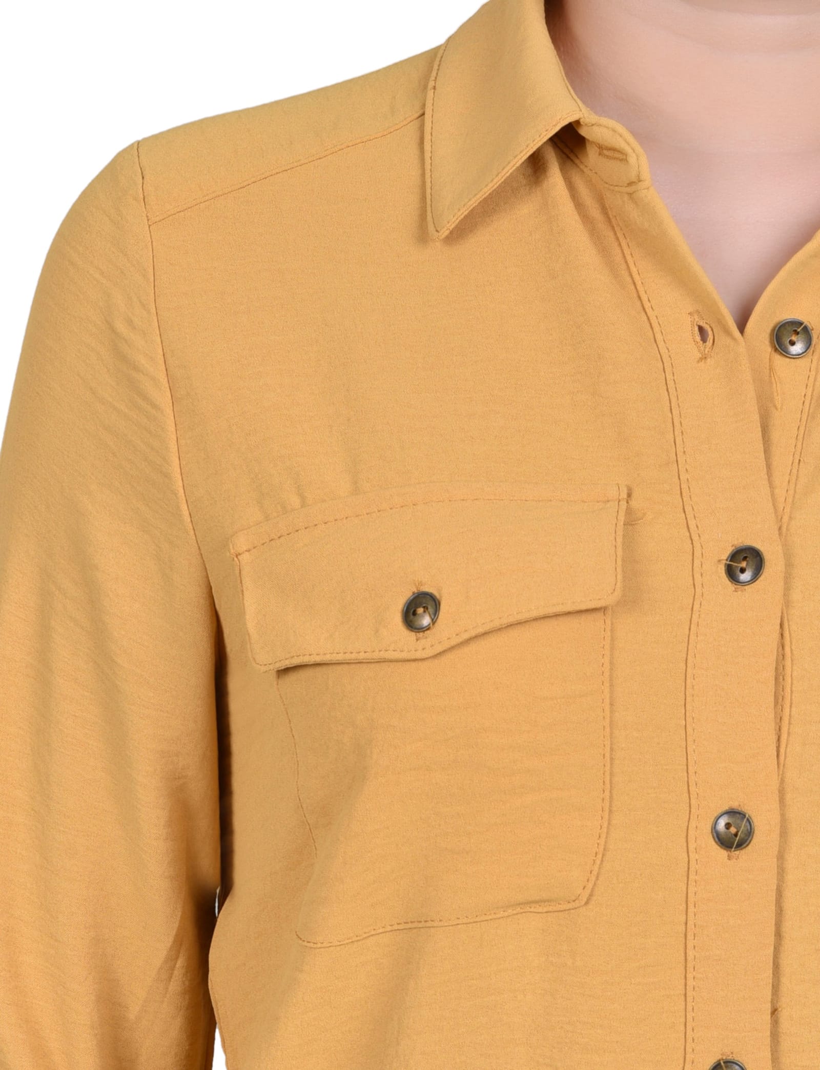 Long Sleeve Roll Tab Blouse thumbnail 2