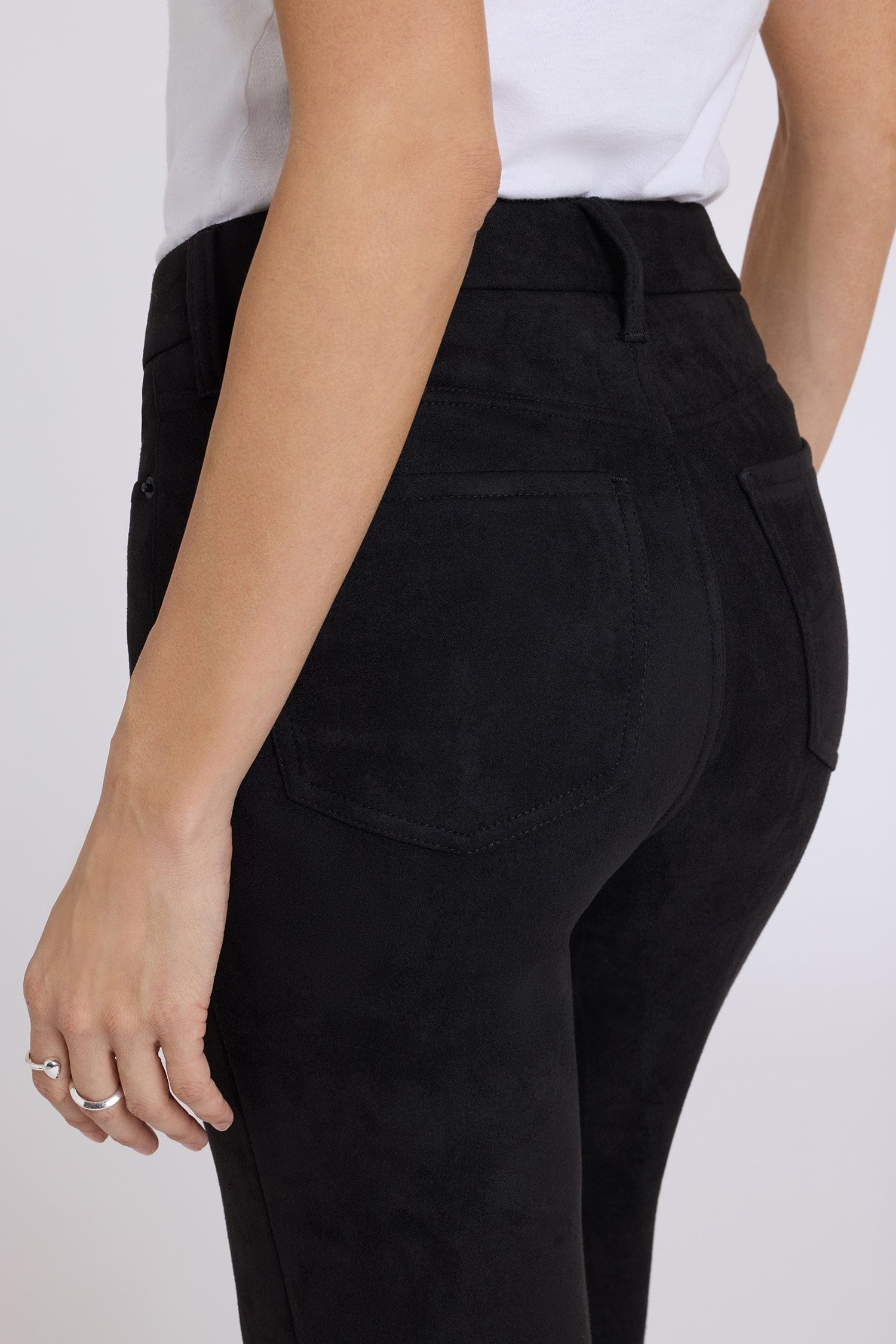 Faux Suede Brooklyn Bootcut Pants thumbnail 5