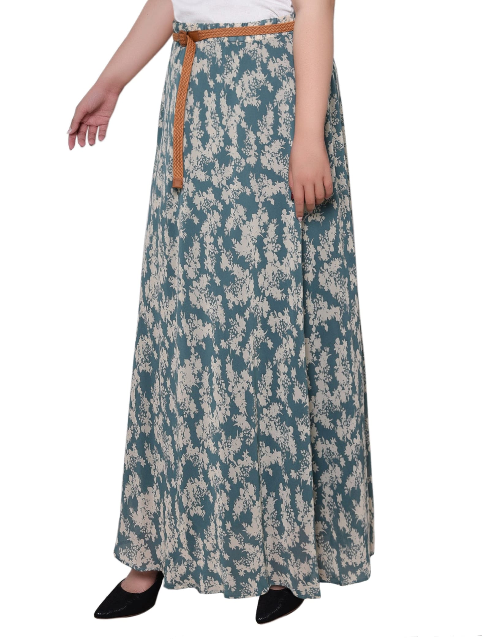Plus Size Chiffon Maxi Skirt thumbnail 5