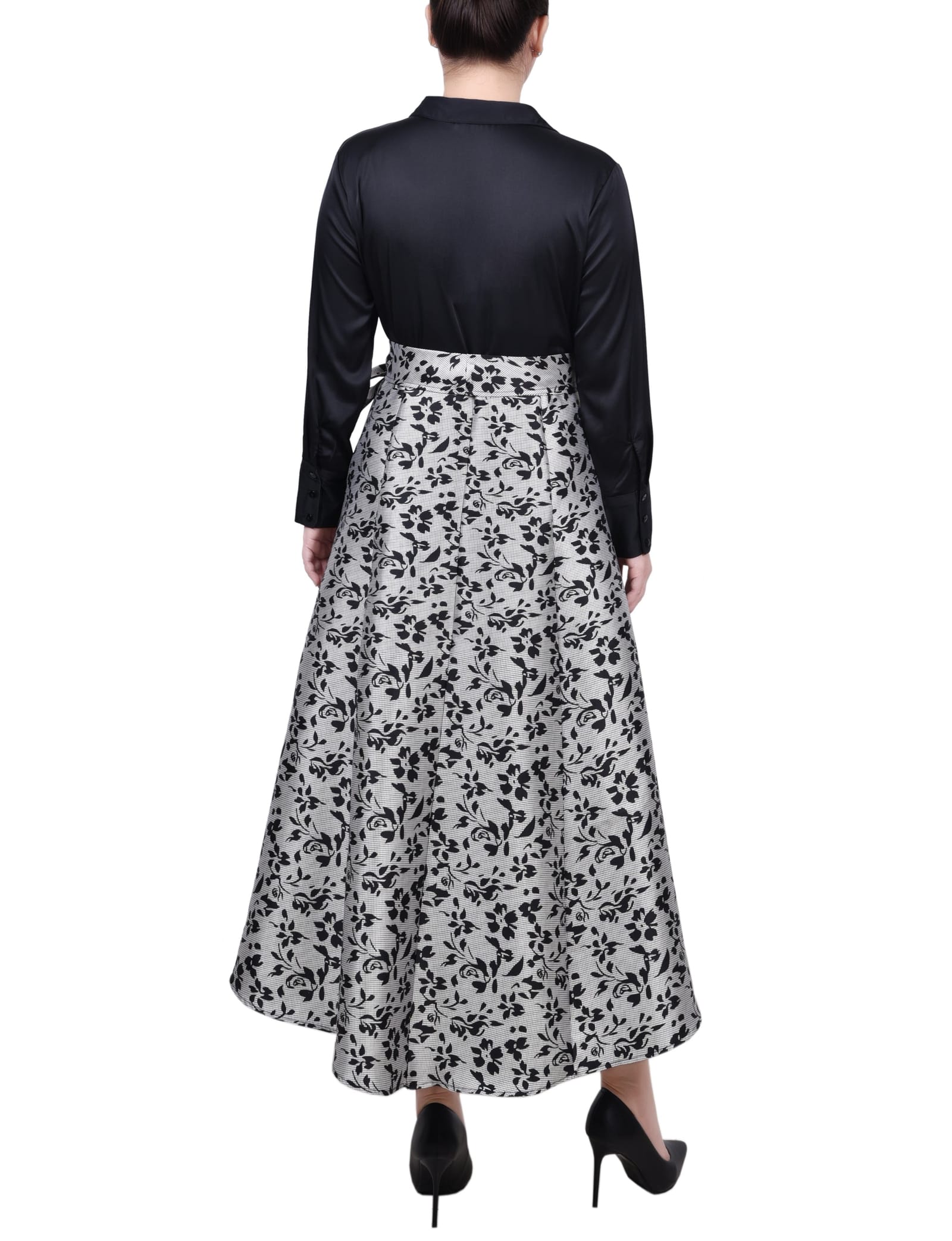 Petite Satin/Mikado Dress thumbnail 4