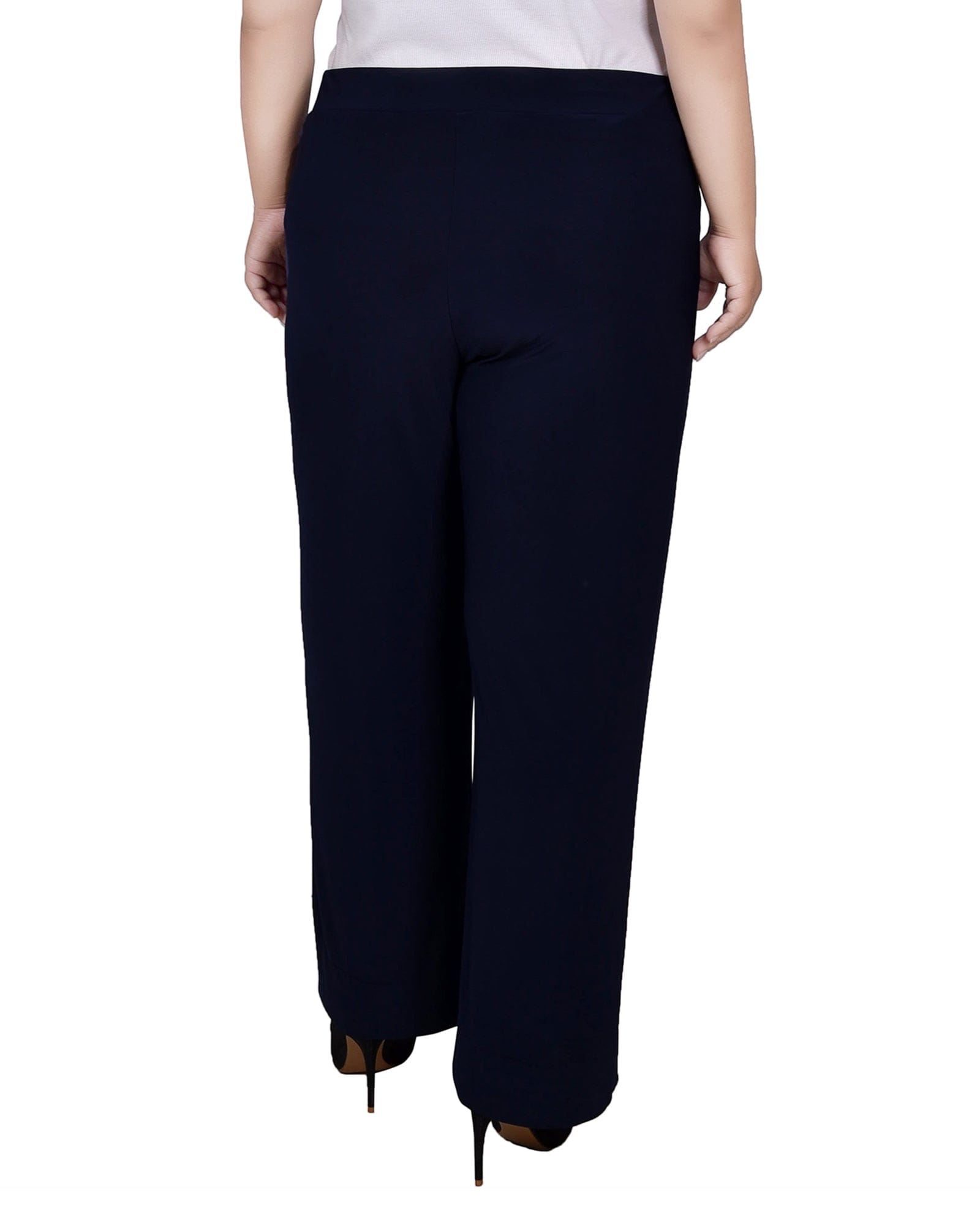 Plus Size Wide Waistband Palazzo Pants thumbnail 4