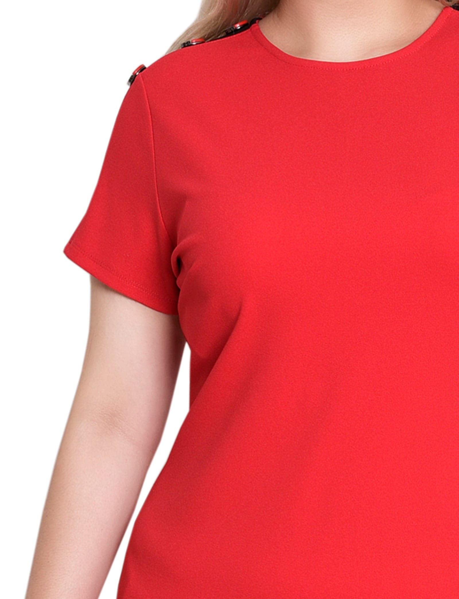 Petite Short Sleeve Asymmetrical Hem Dress thumbnail 3