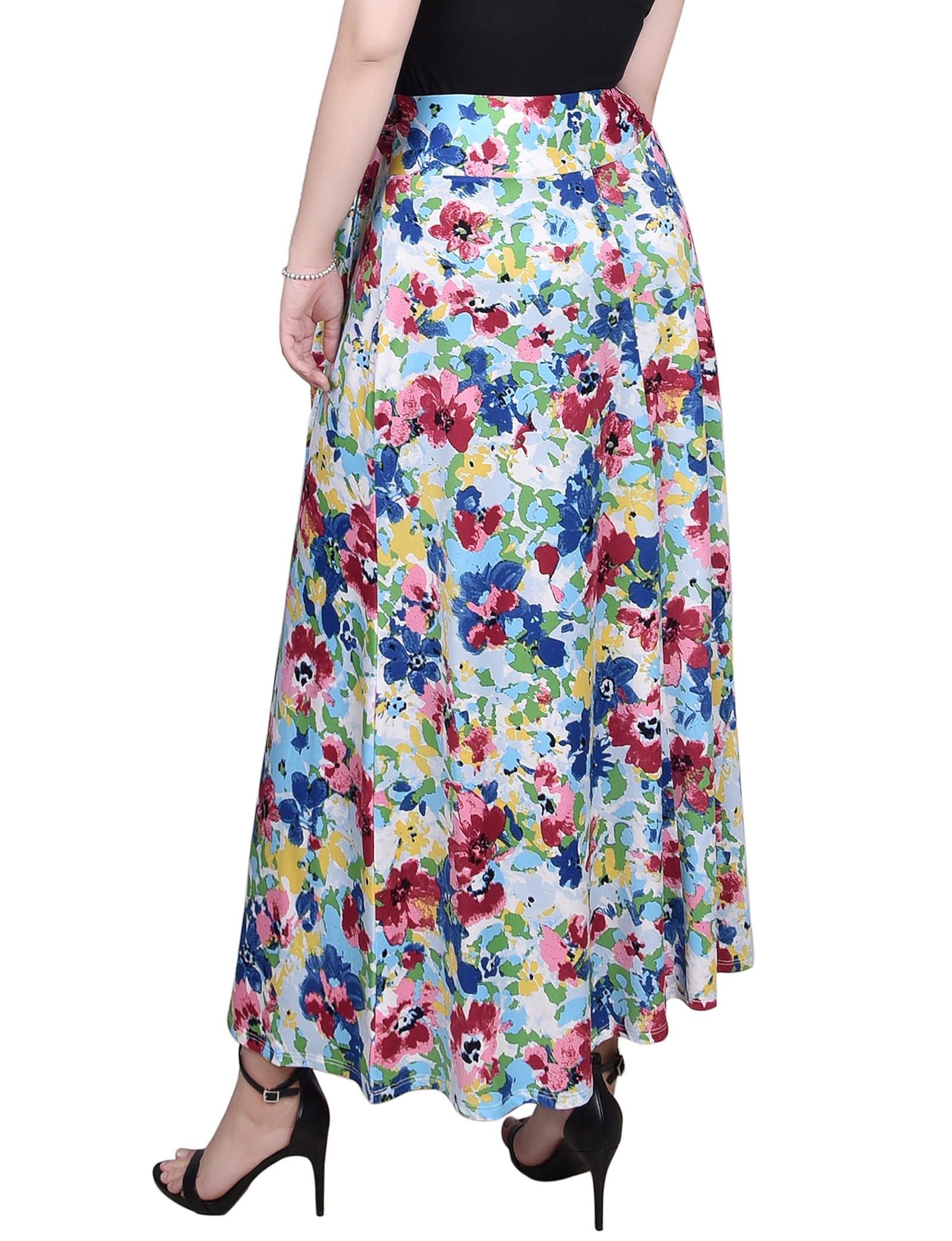 Maxi Skirt with Sash Waist Tie thumbnail 4