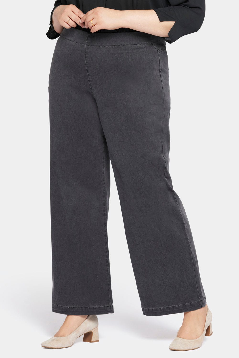 Pull-on Teresa Wide Leg Jeans in Plus Size thumbnail 3