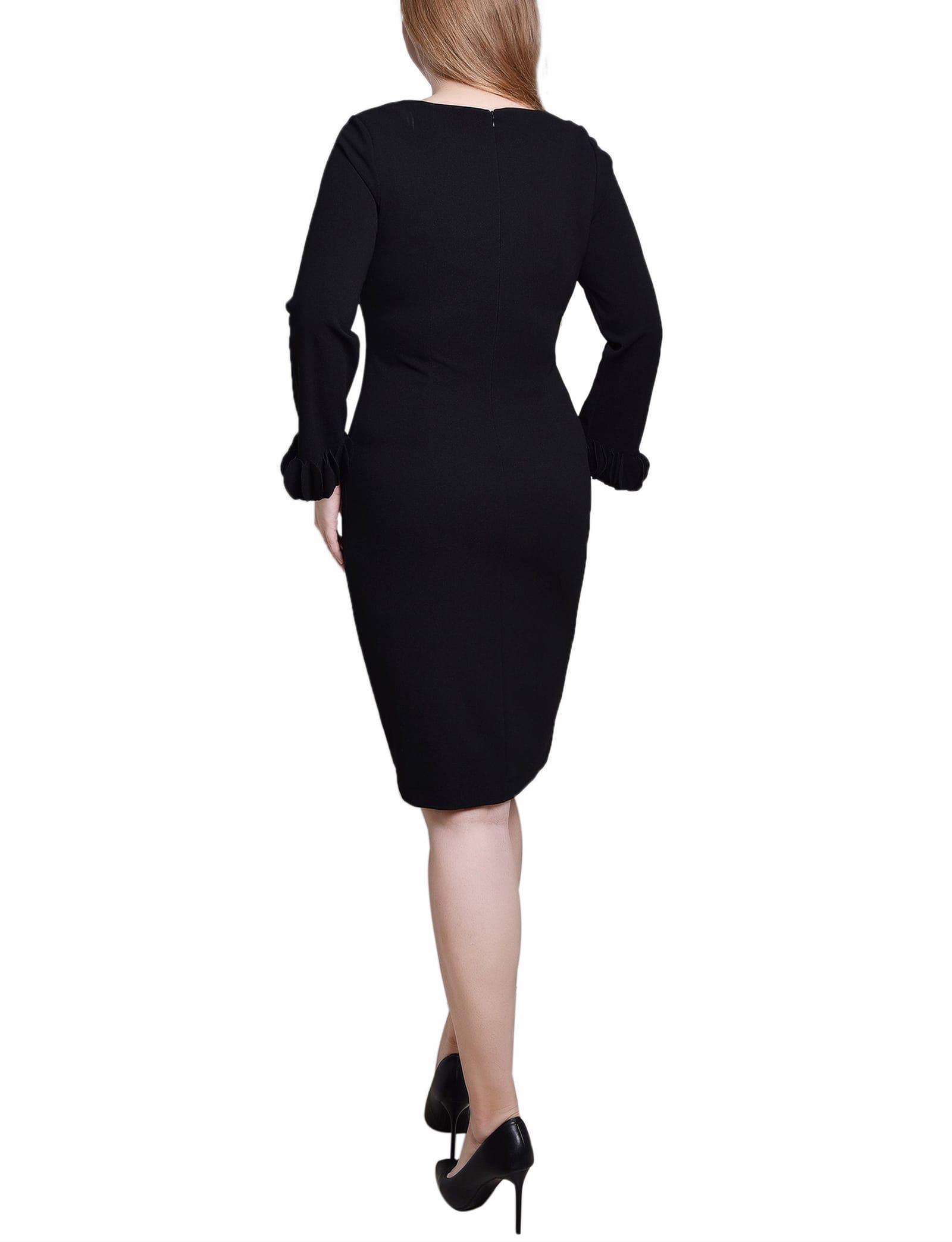Long Sleeve Scuba Dress thumbnail 4