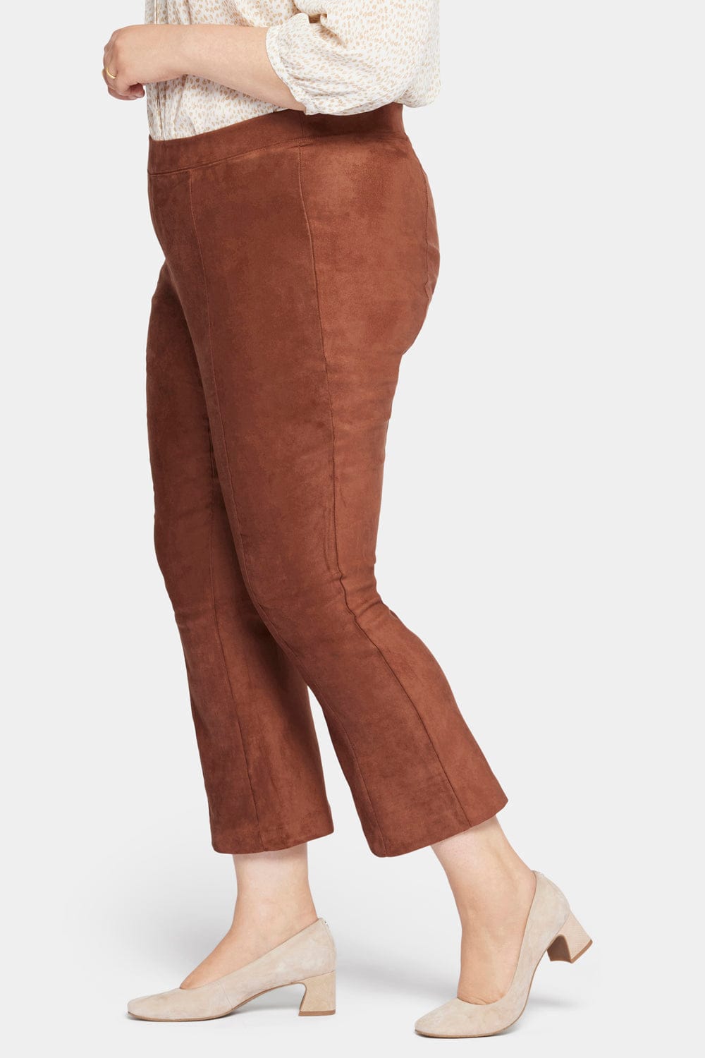 Slim Bootcut Pull-on Pants in Plus Size thumbnail 3