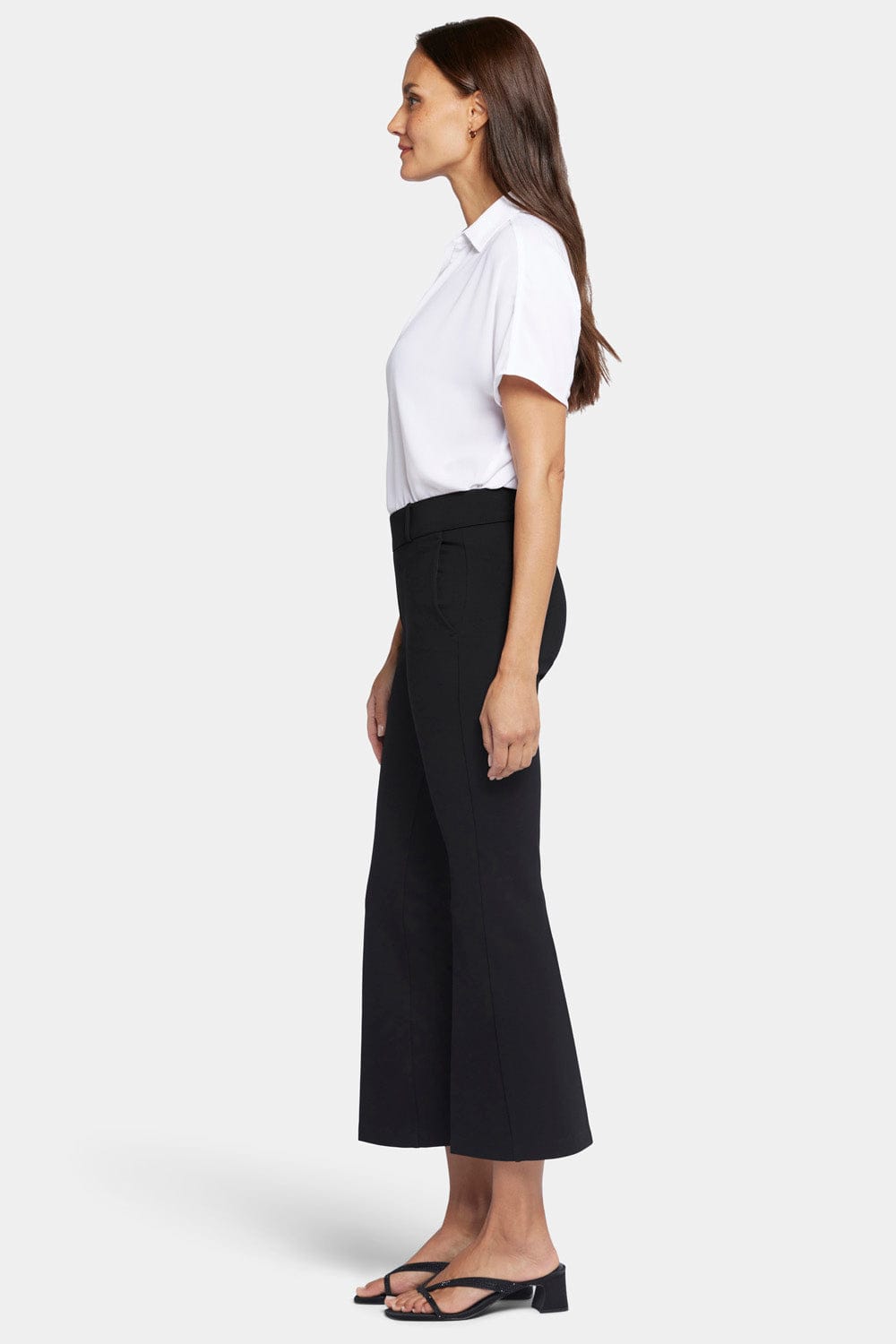 Pull-on Flared Ankle Trouser Pants thumbnail 5