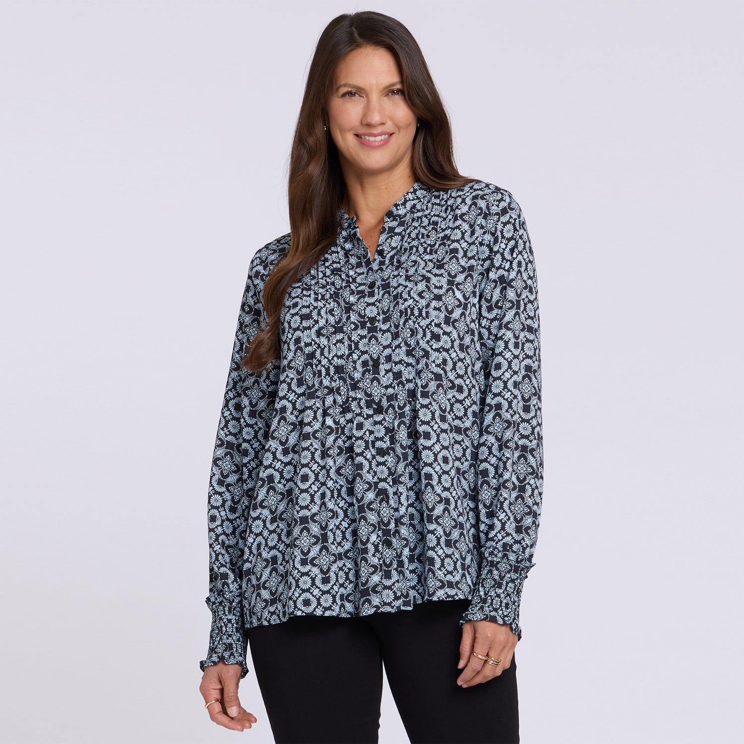 Pleated Peasant Blouse thumbnail 6