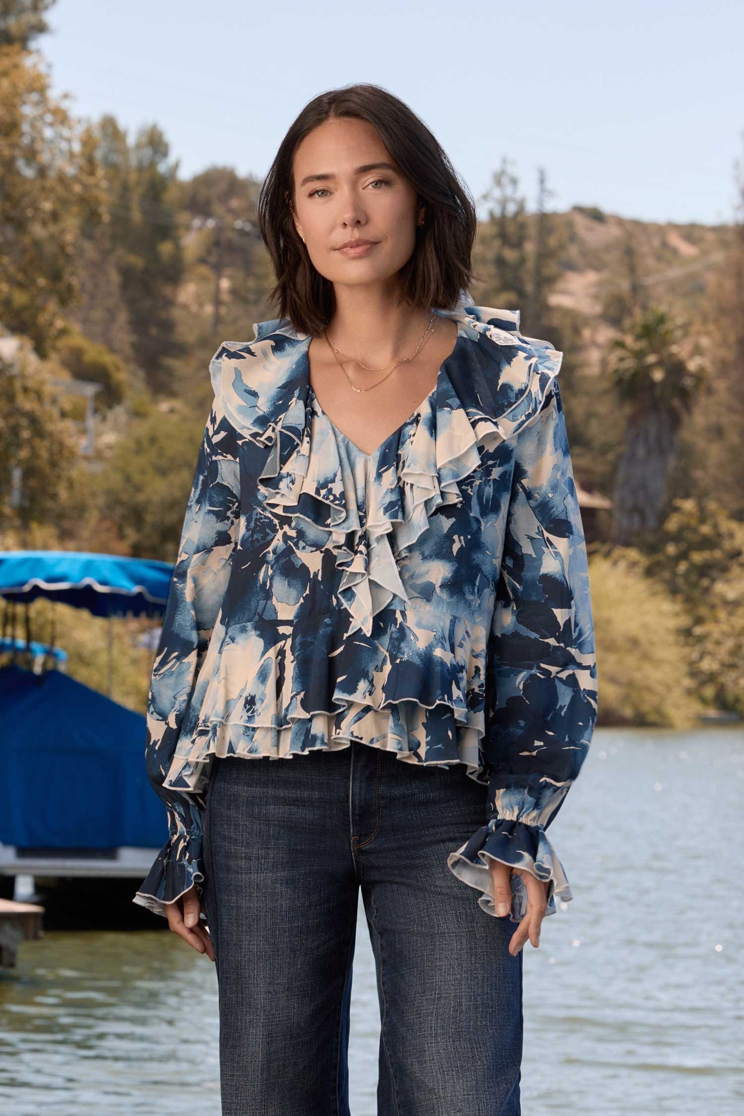 Xs / Lily Garden Indigo