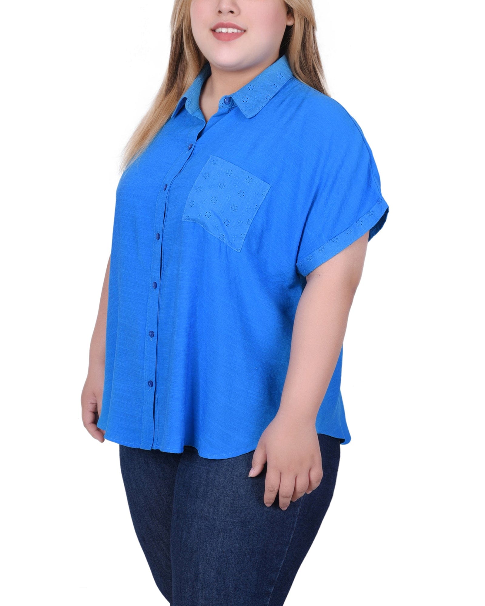 Short Extended Sleeve Blouse thumbnail 2