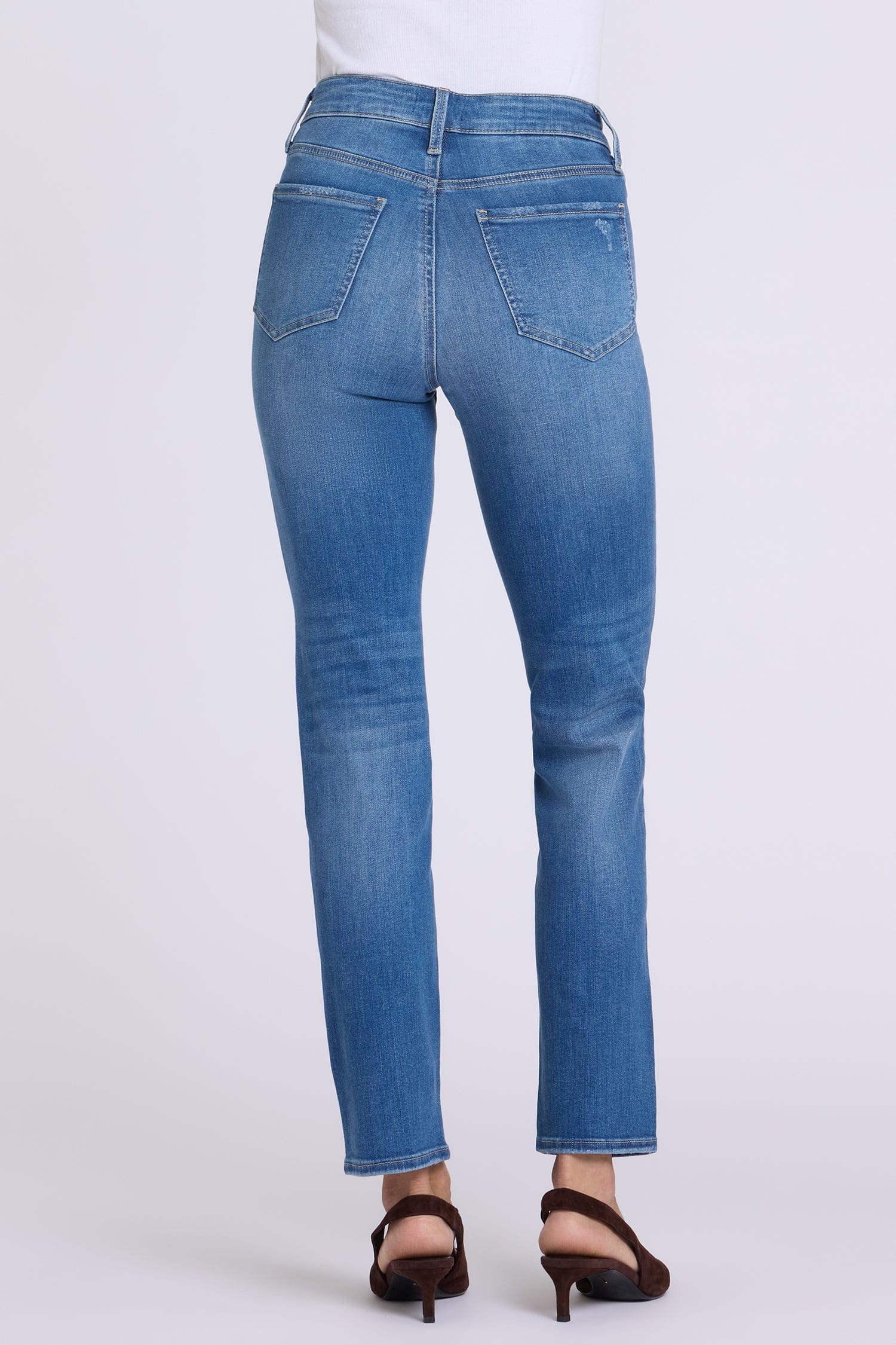 Sheri Slim Straight Jeans in Petite thumbnail 2