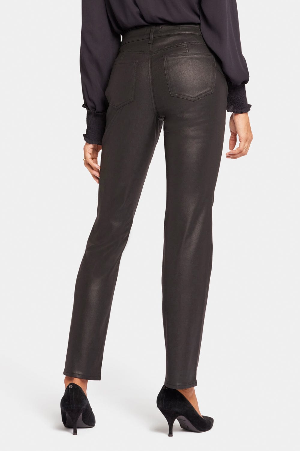 Uplift Coated Marilyn Straight Jeans thumbnail 2