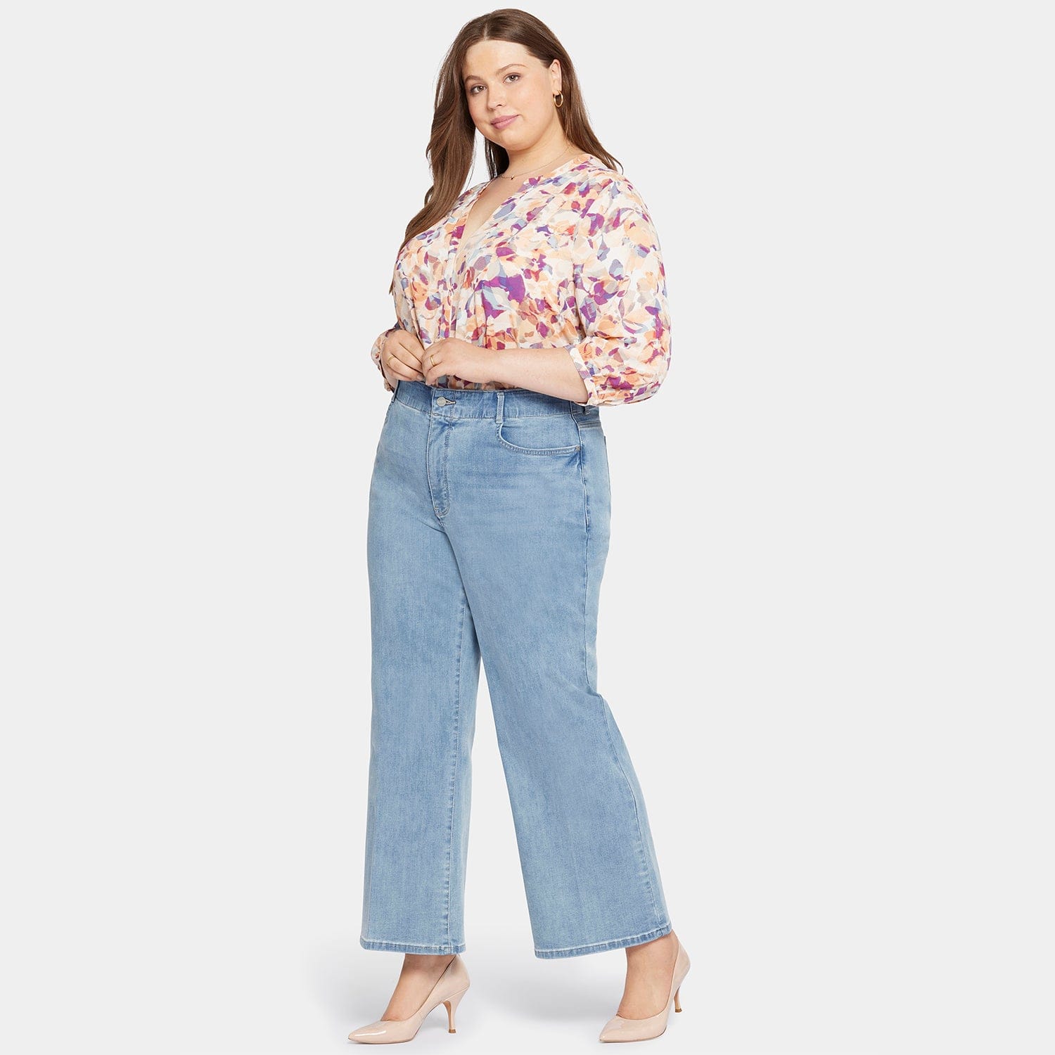 Waist-Match™ Major Wide Leg Jeans in Plus Size thumbnail 7