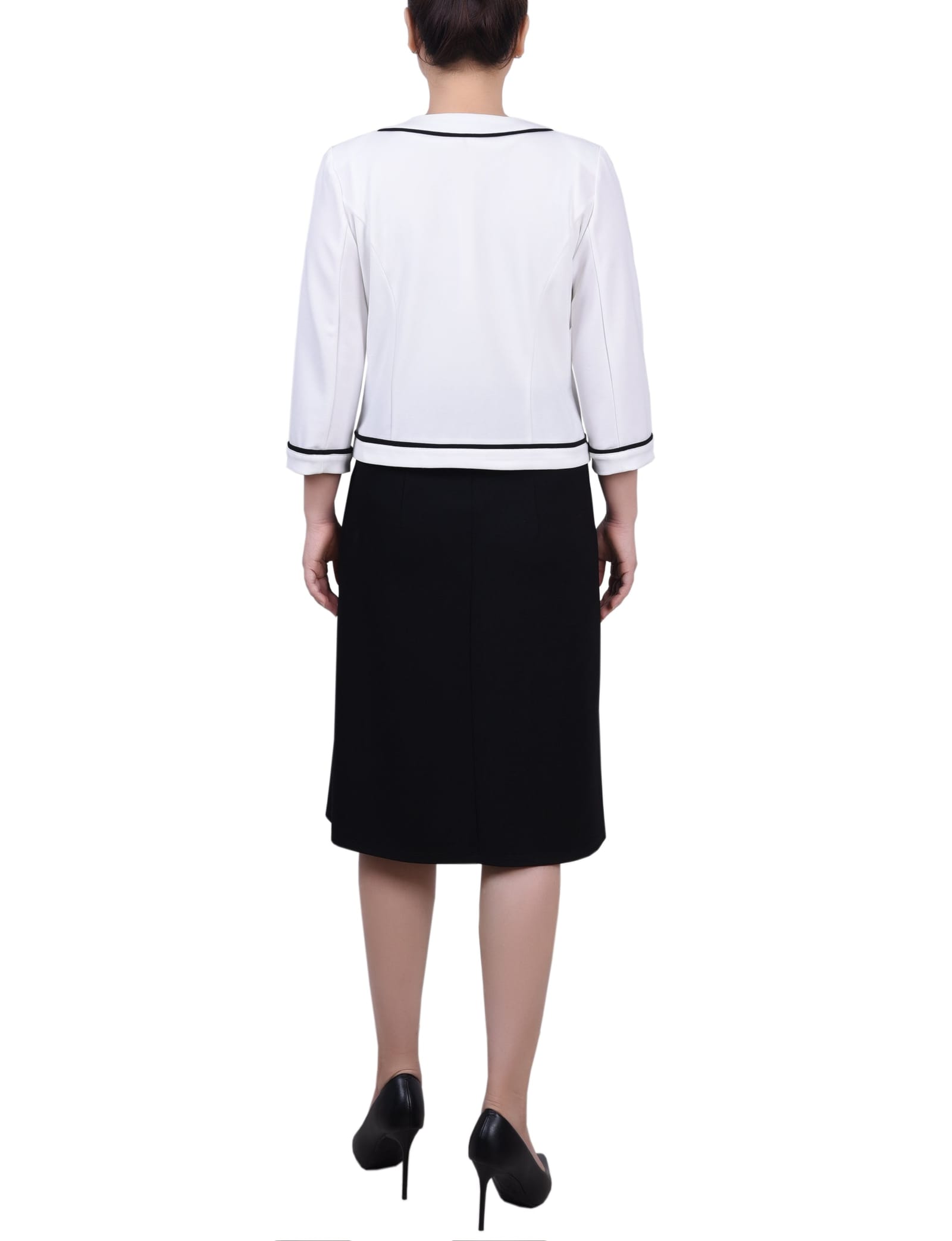 3/4 Sleeve 2 Piece Dress Set thumbnail 4