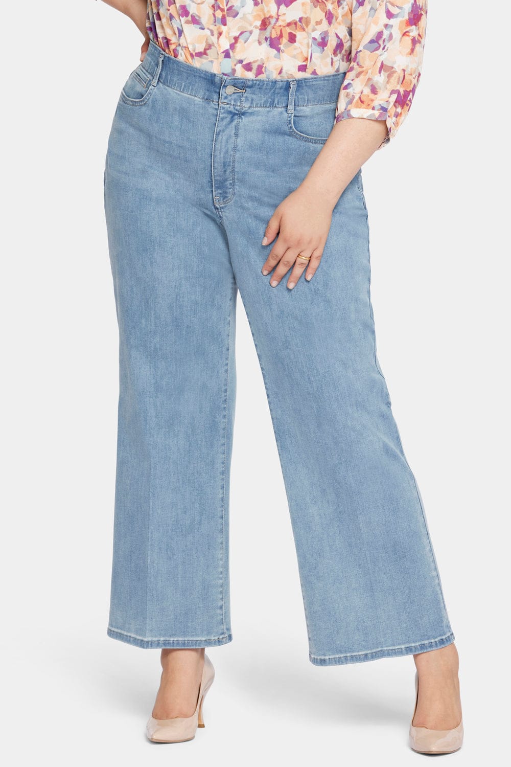 Waist-Match™ Major Wide Leg Jeans in Plus Size thumbnail 3