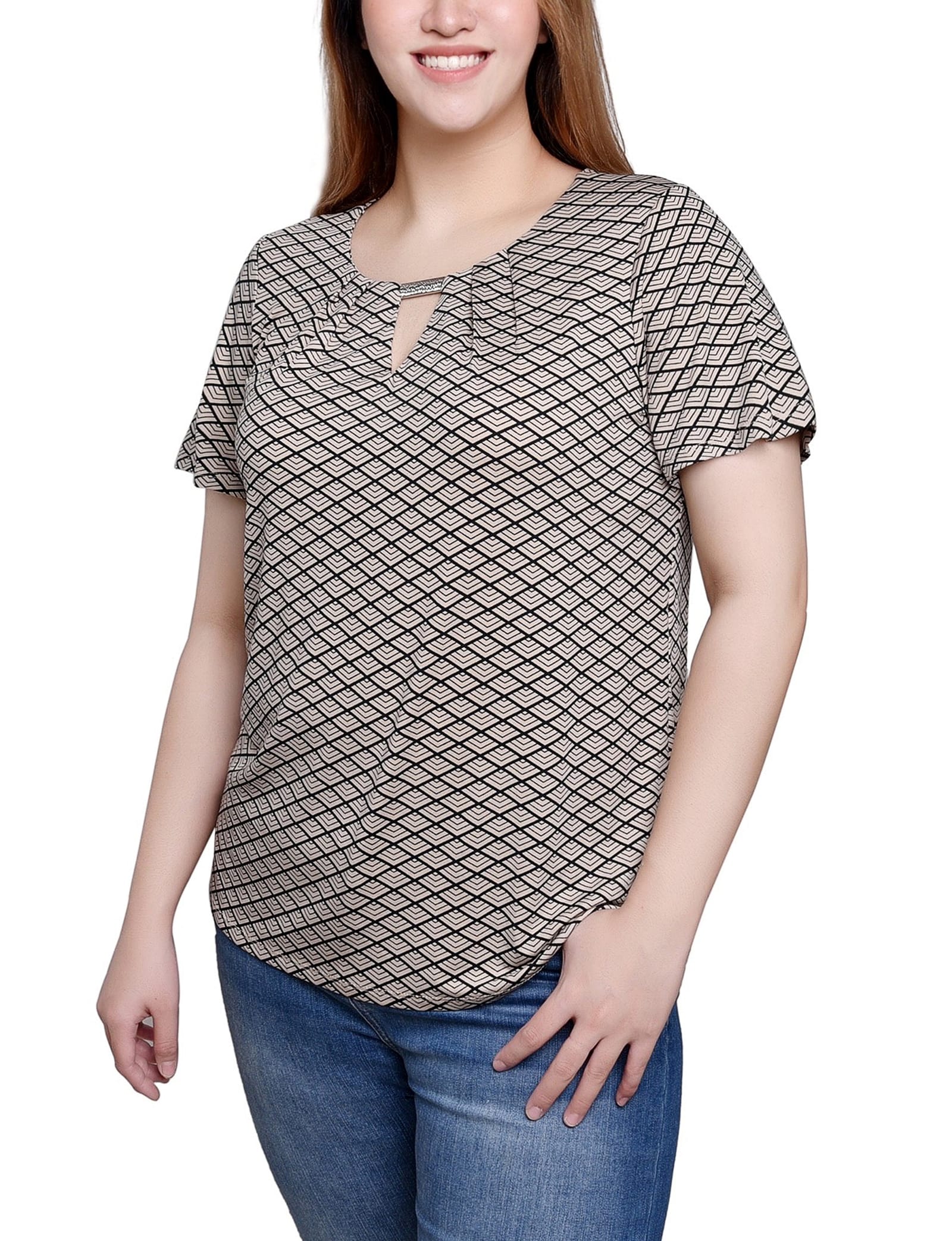 Short Sleeve Top with Hardware thumbnail 2
