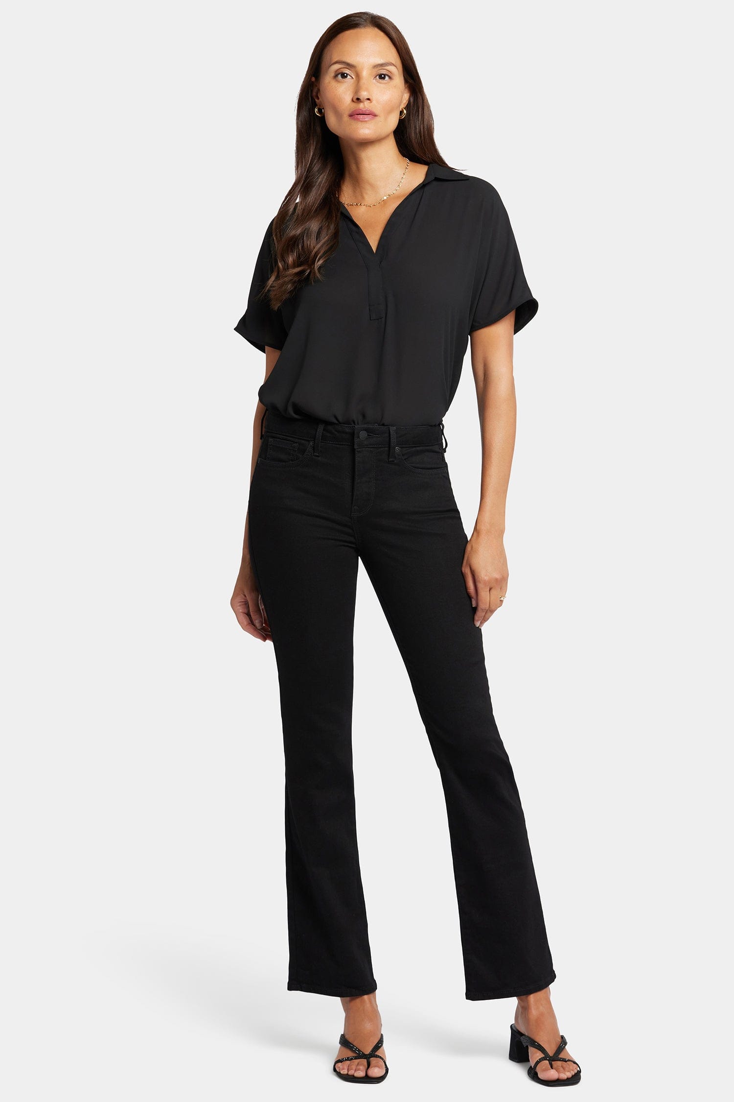 Barbara Bootcut Jeans in Short Inseam thumbnail 4
